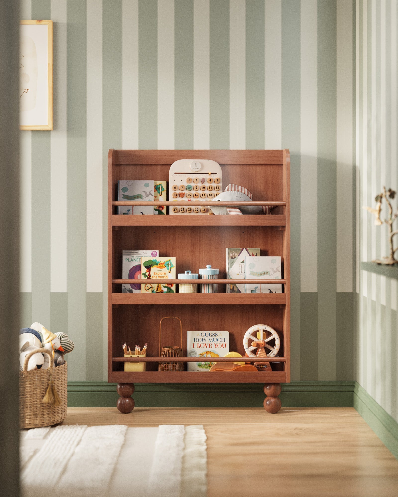 Briar Mounted Bookshelf