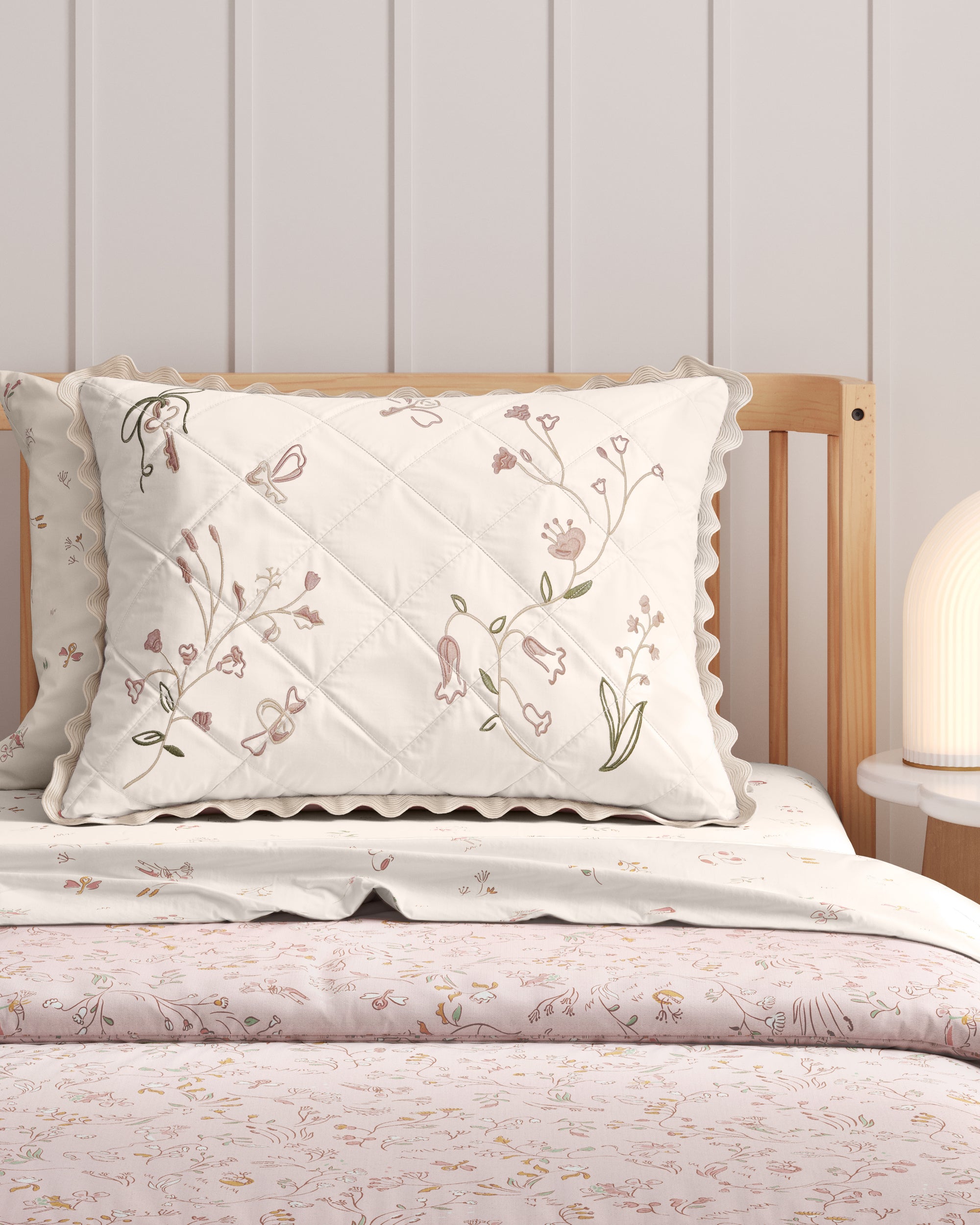 Enchanted Kingdom Embroidered Twin Sham