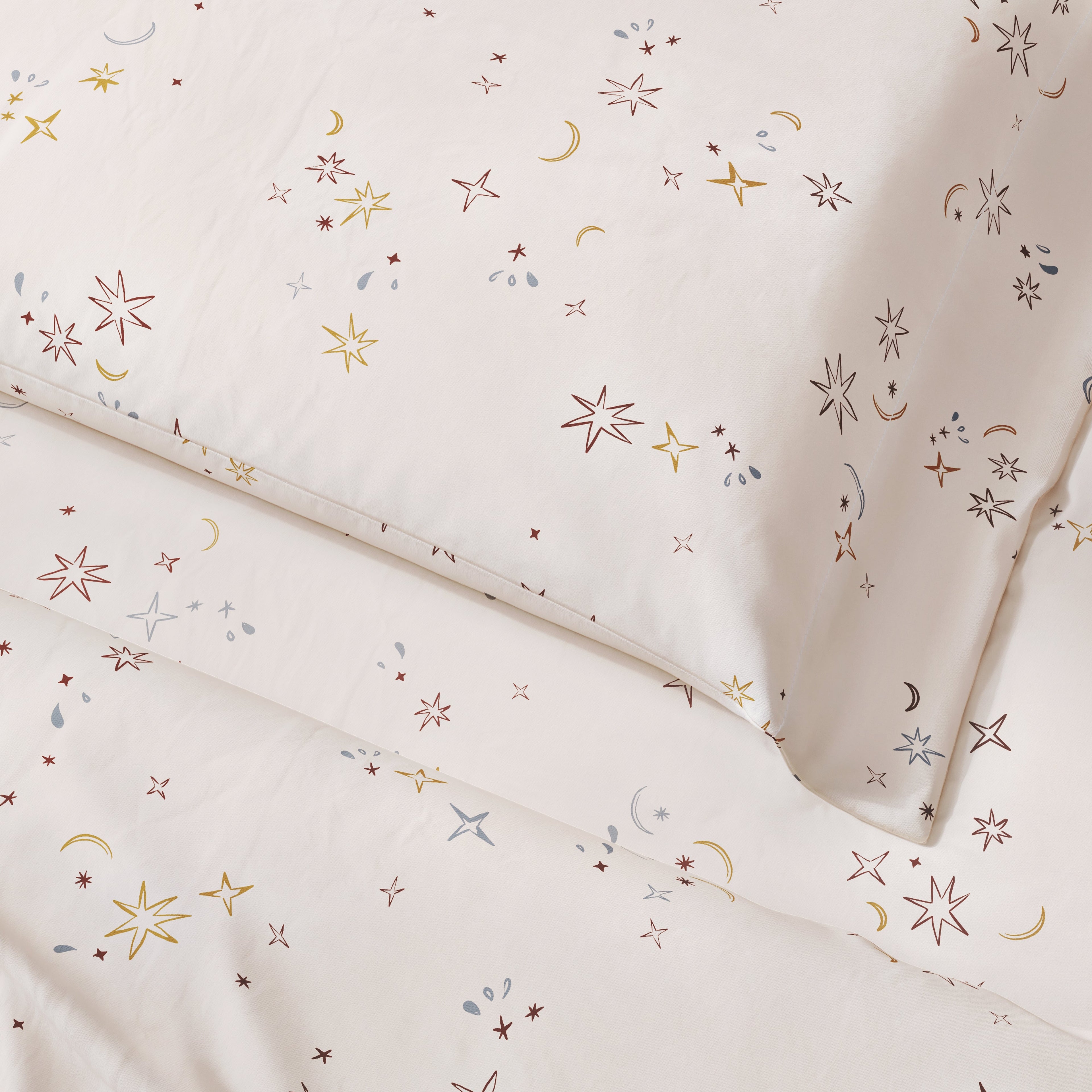 Folk Poetry Twin Sheet Set