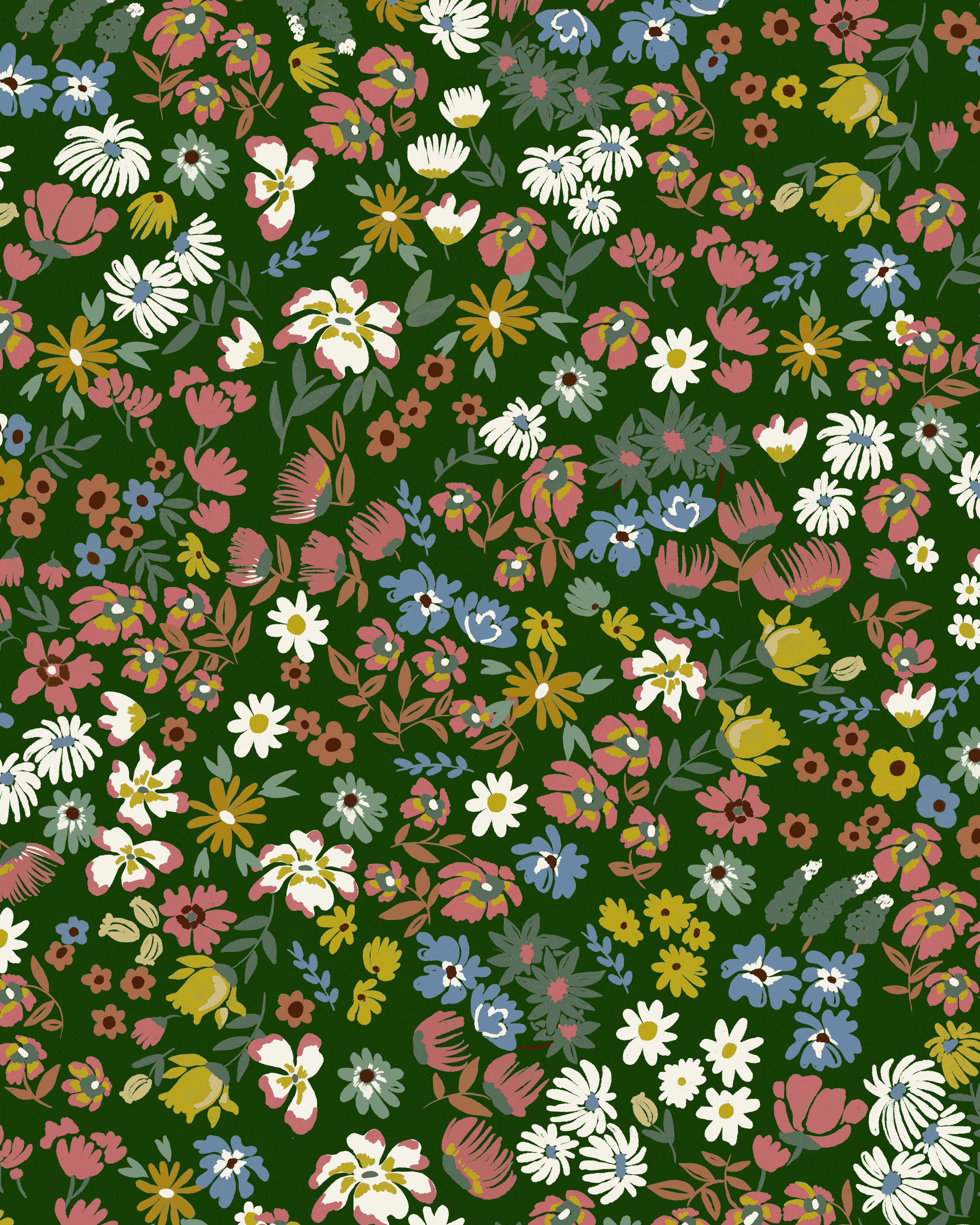 Wildflower Wallpaper Sample