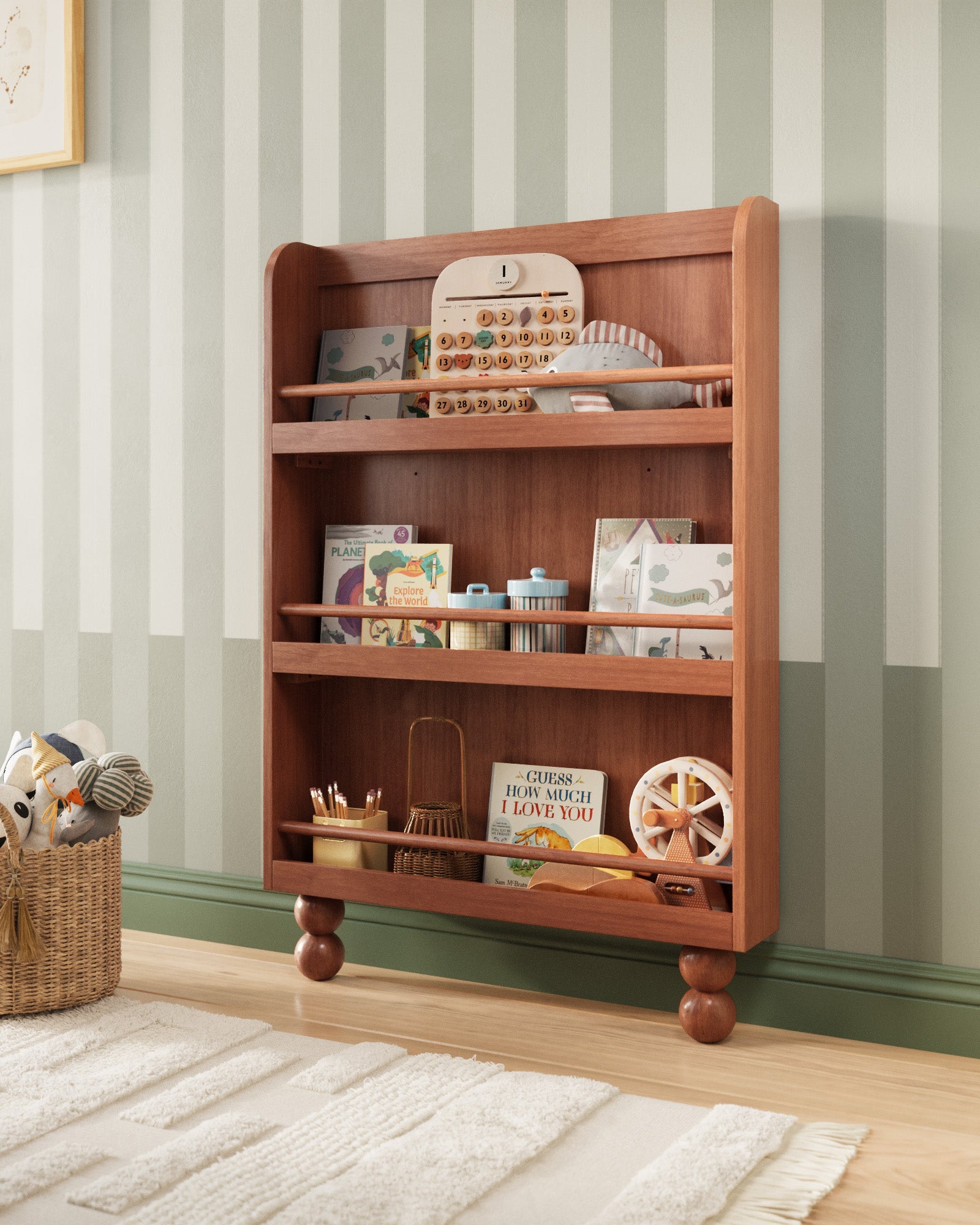 Briar Mounted Bookshelf