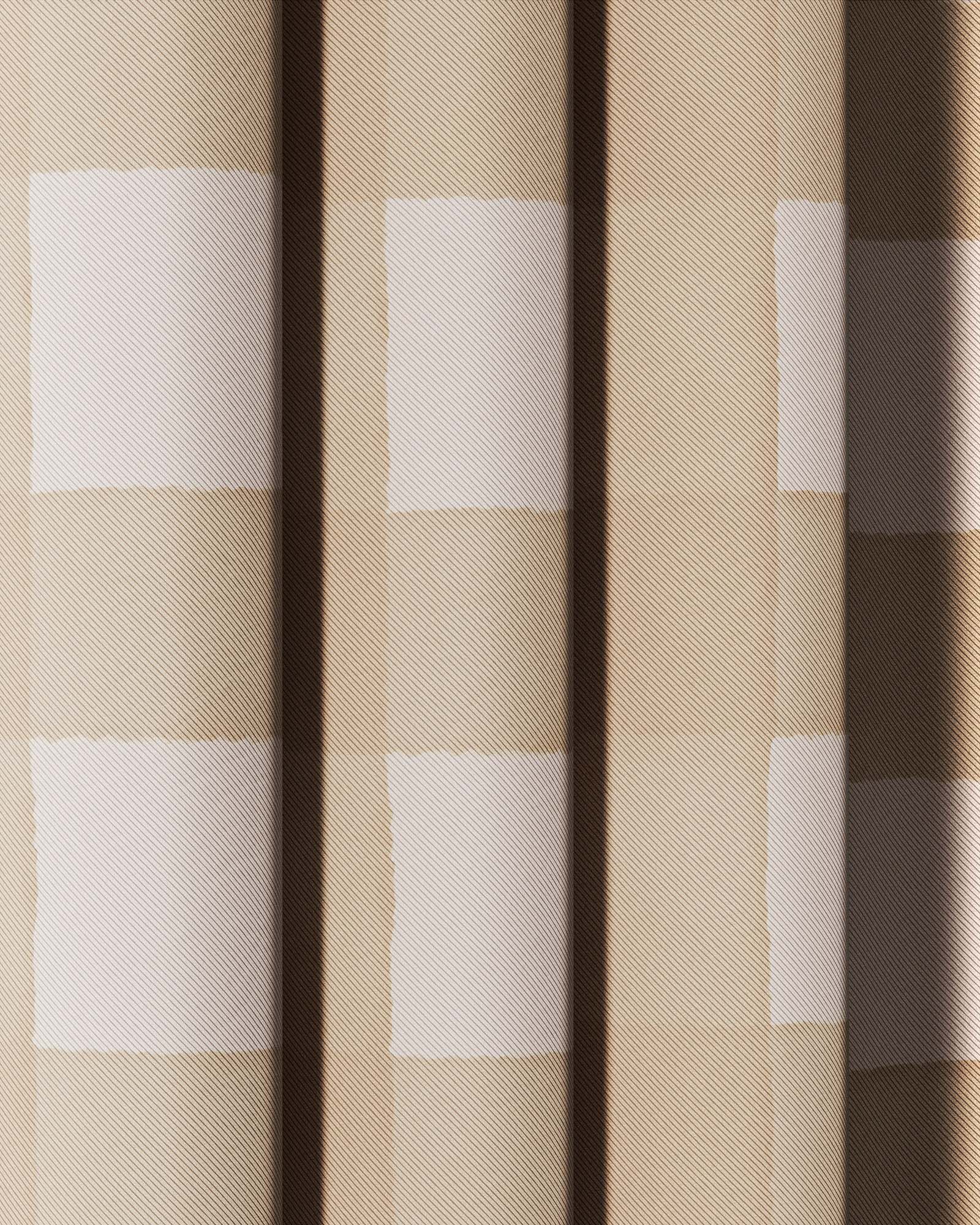 Gingham Blackout Curtain