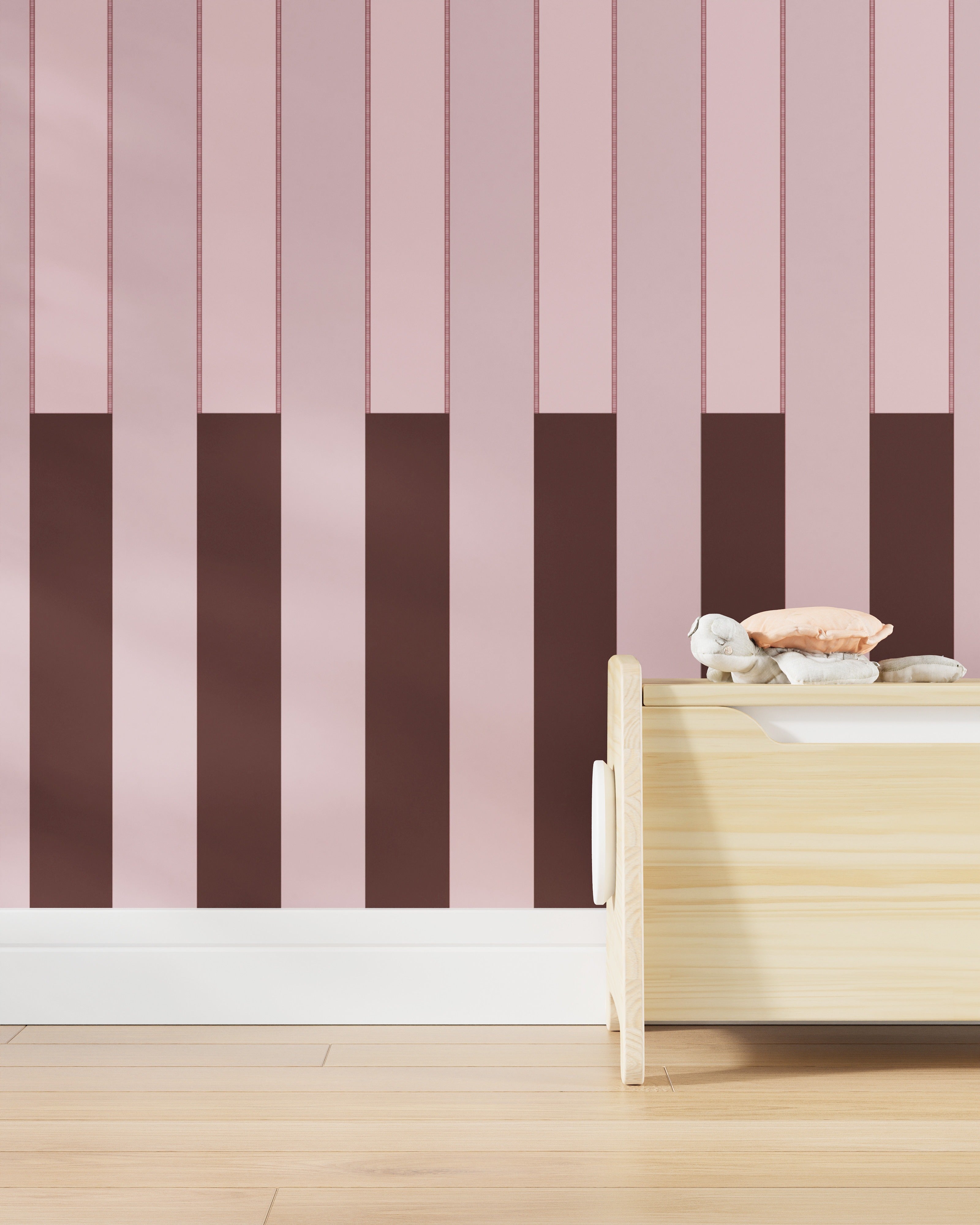 Dipped Stripe Wallpaper