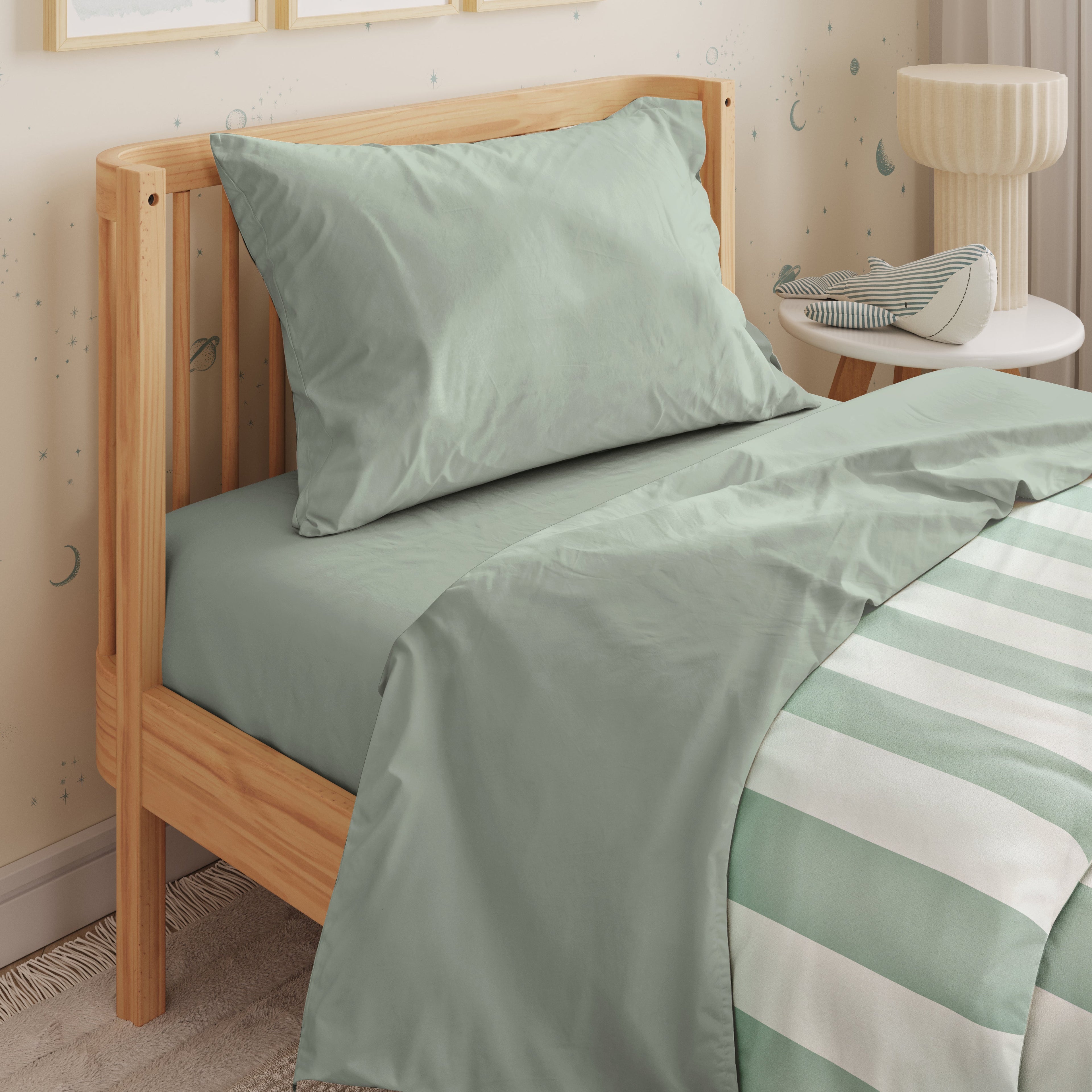Solid Twin Sheet Set