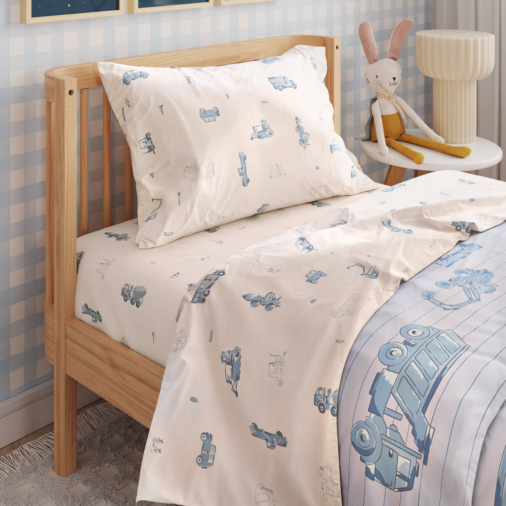 Road Work Twin Sheet Set