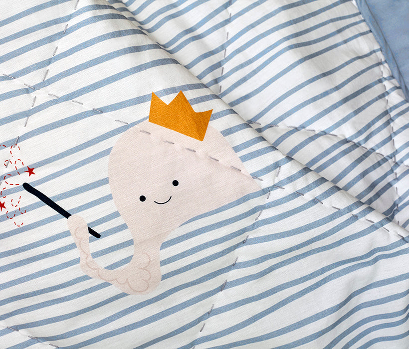 Deep Sea Party Baby Quilt
