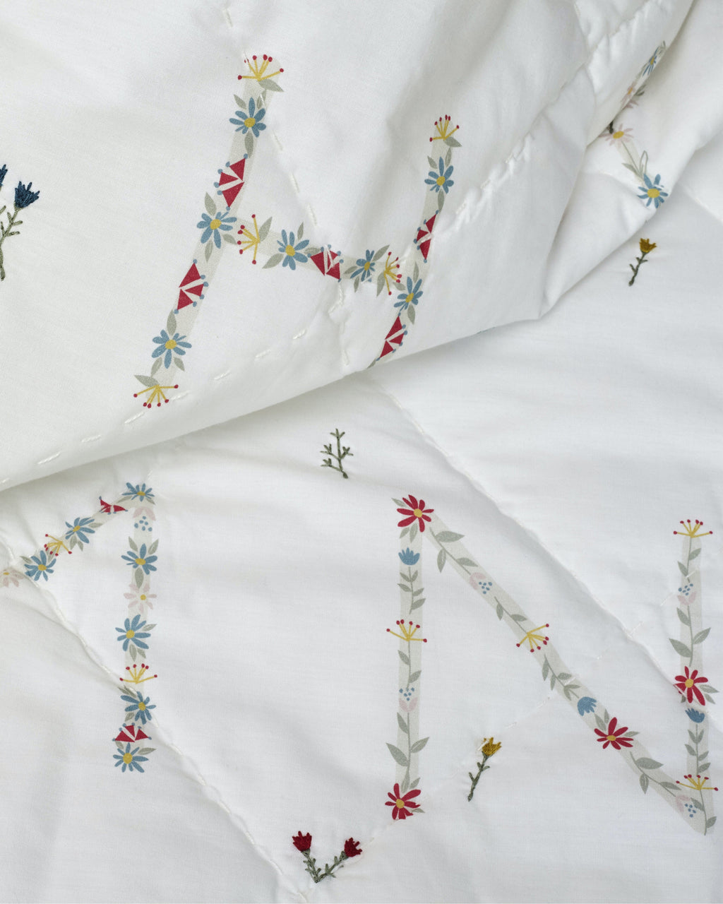 Alphabet Garden Baby Quilt