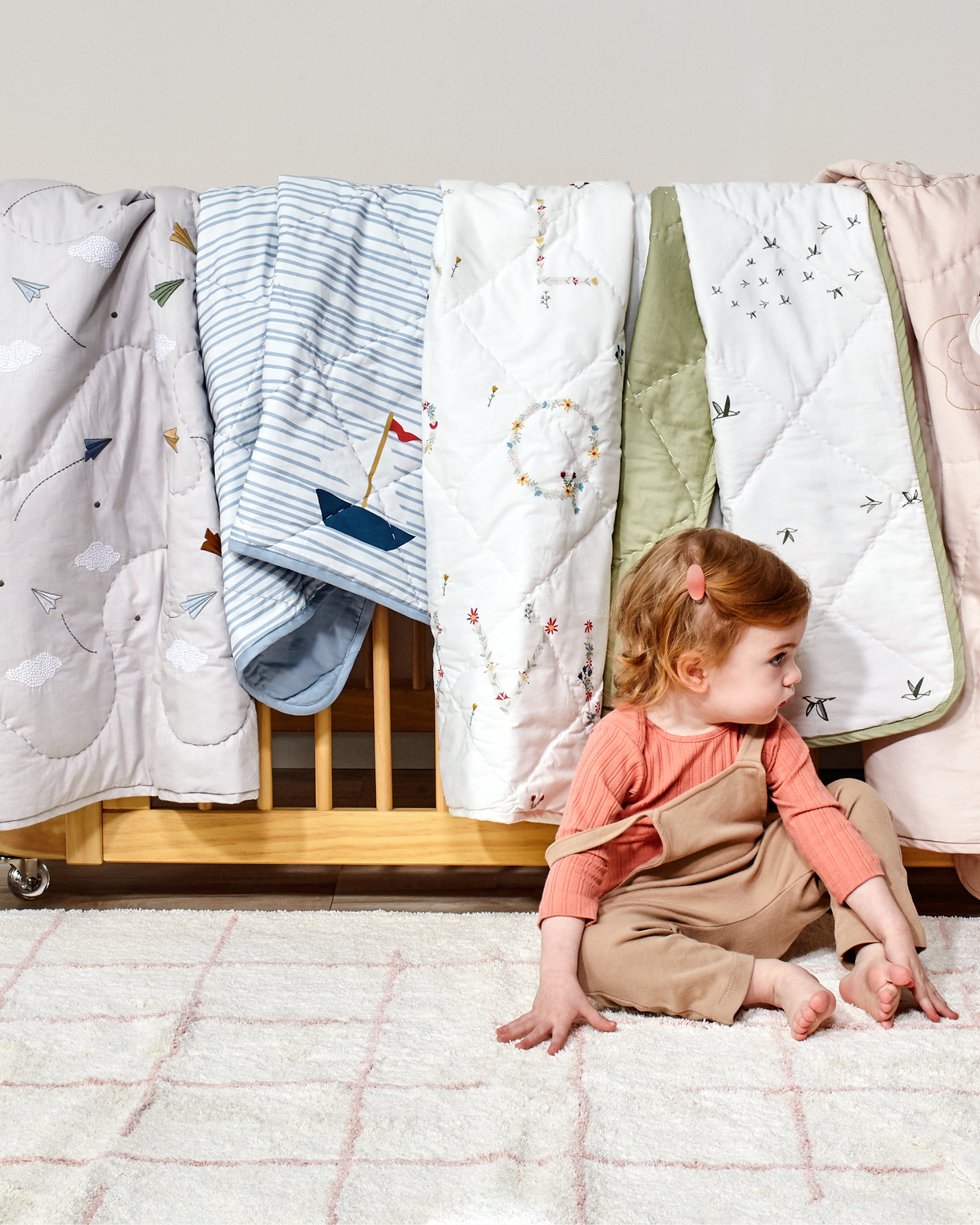 Alphabet Garden Baby Quilt