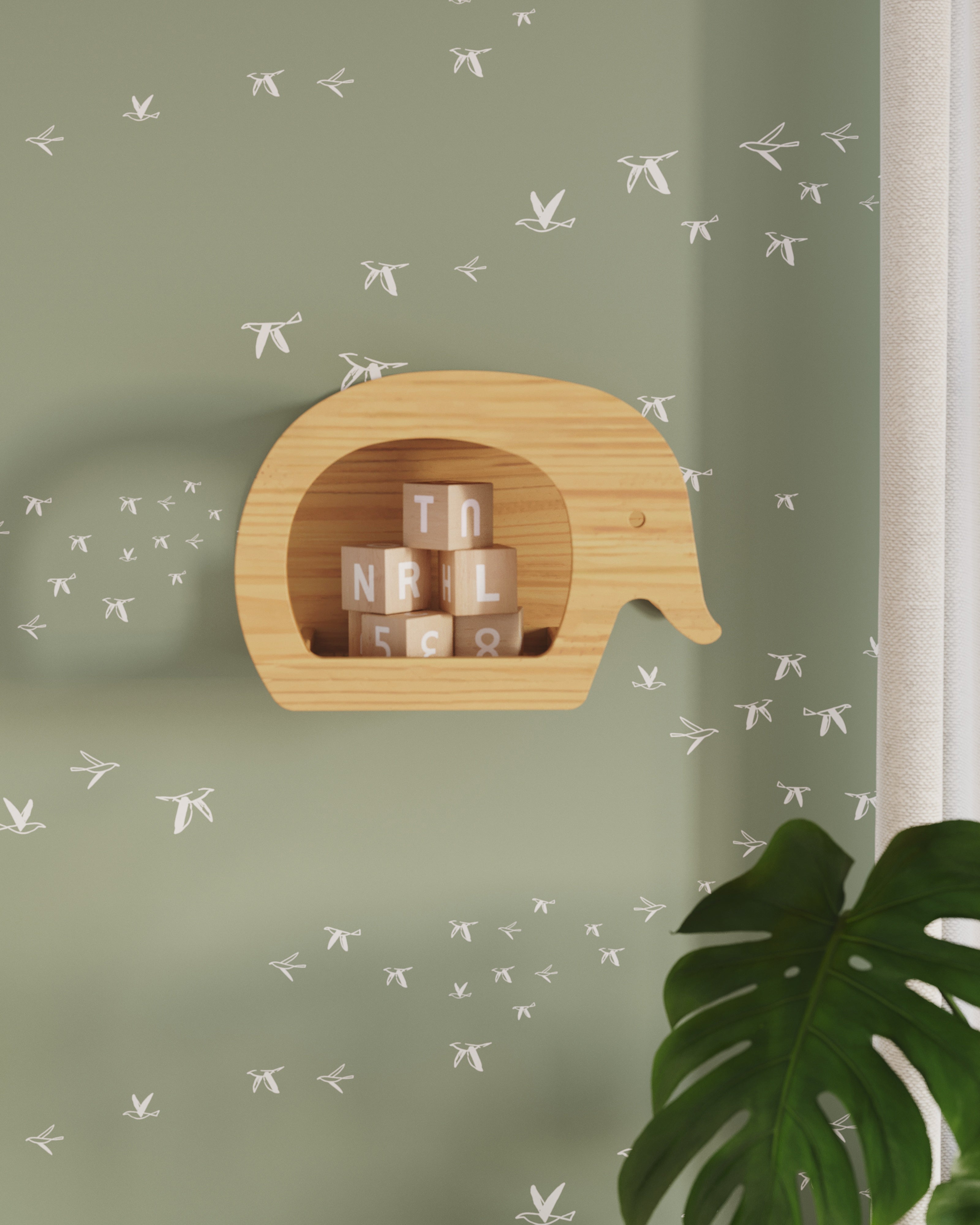 Elephant Floating Shelf