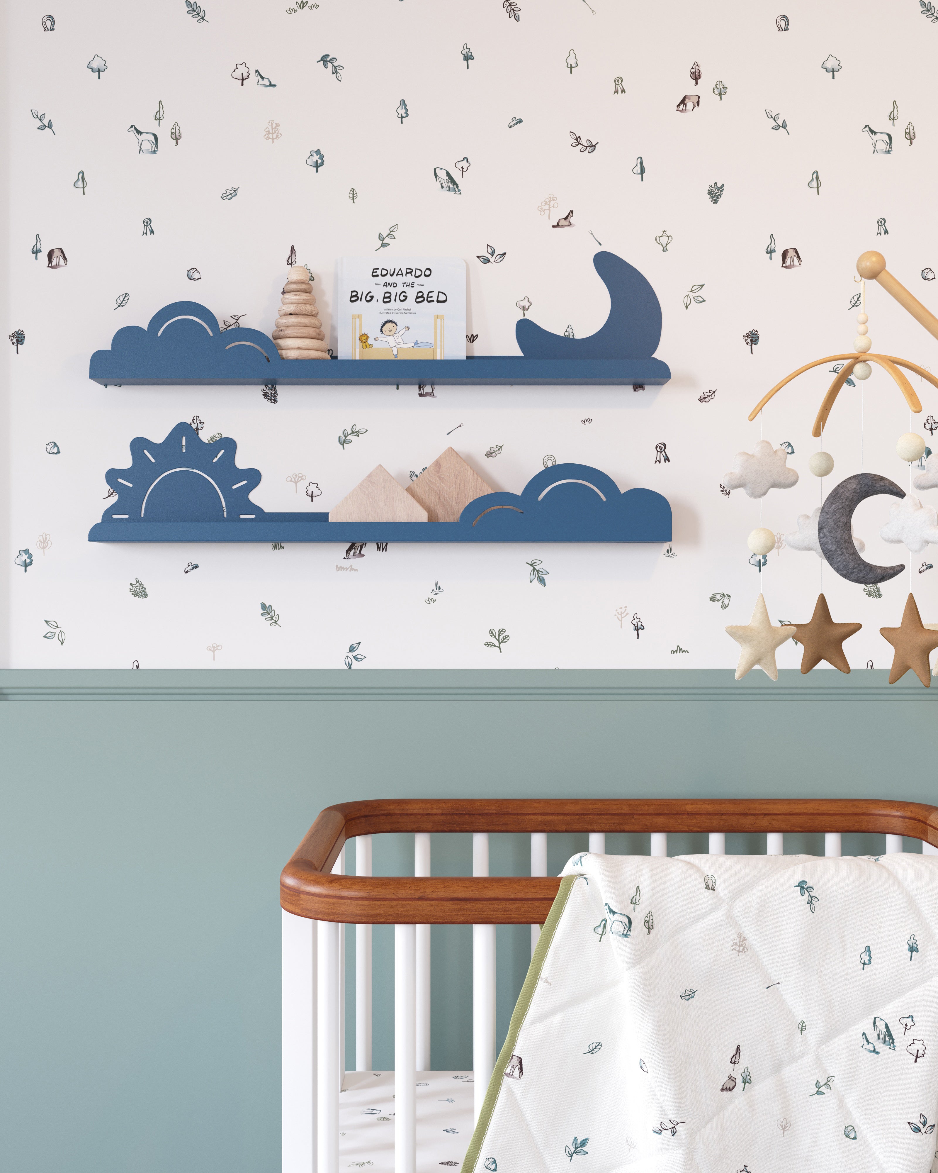 Day & Night Floating Shelf Set