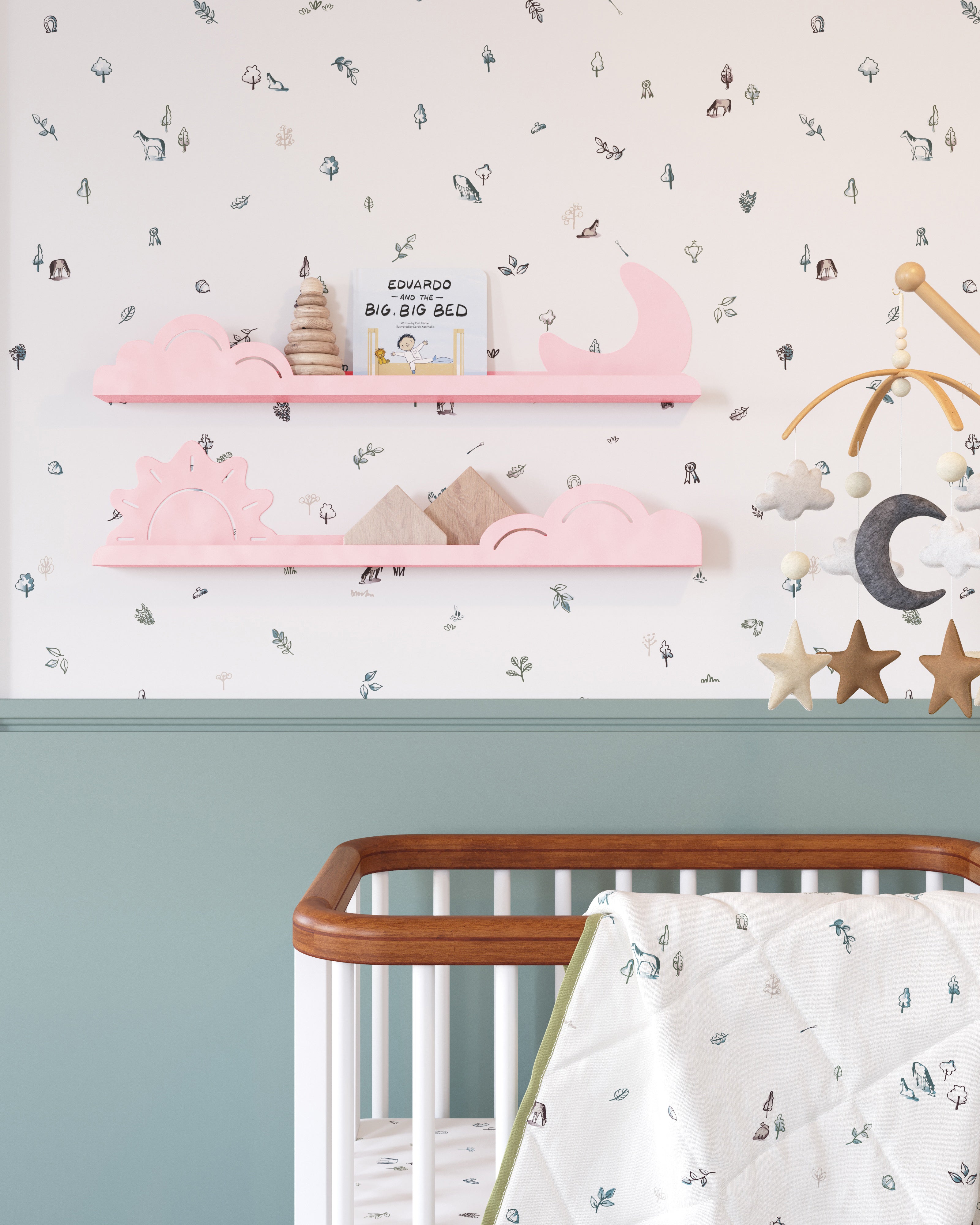 Day & Night Floating Shelf Set