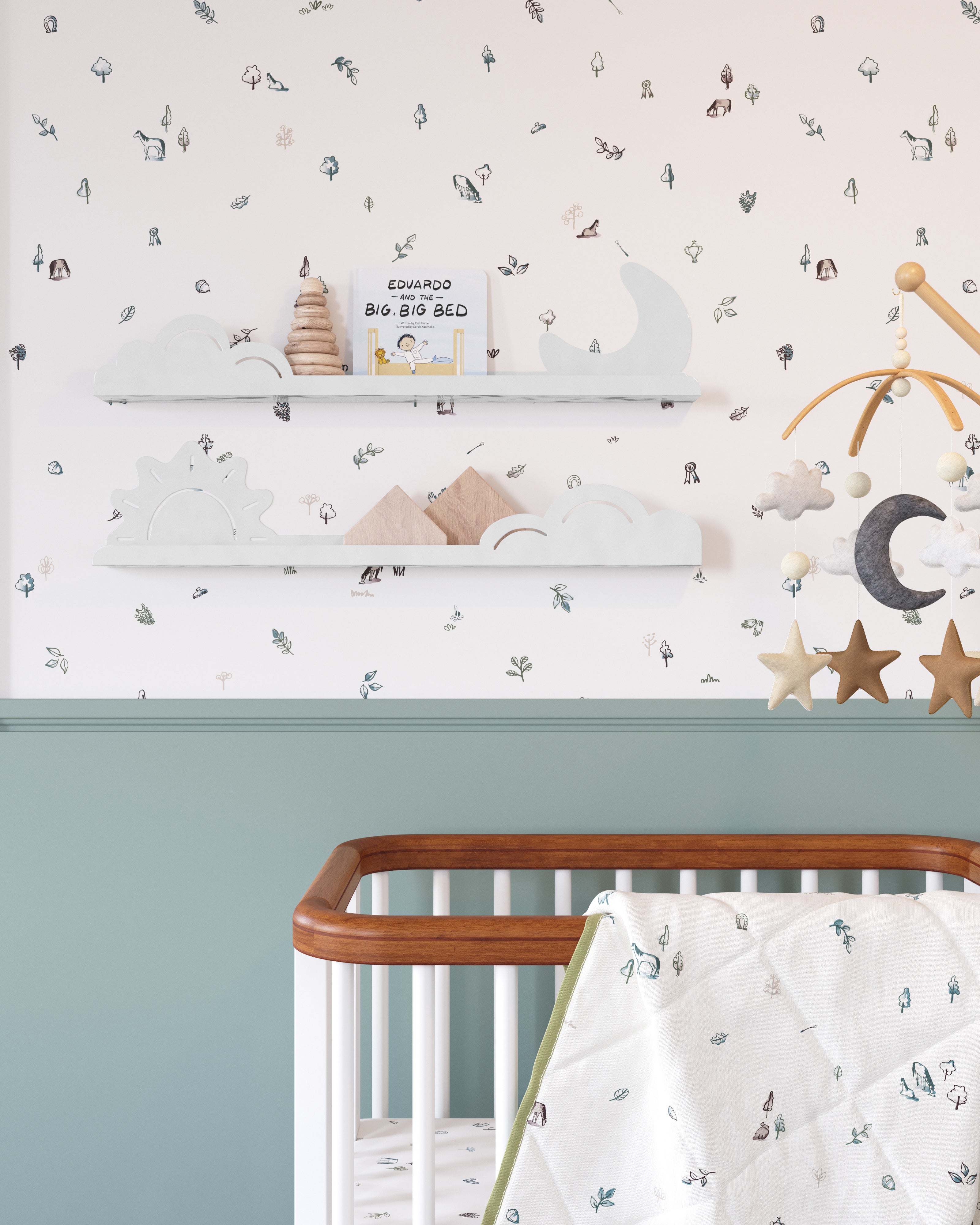 Day & Night Floating Shelf Set