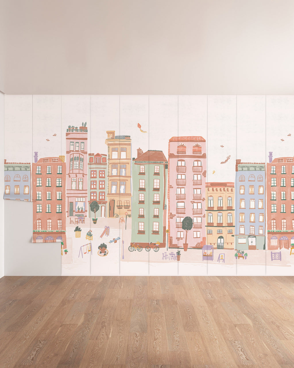 Block Party Wall Mural