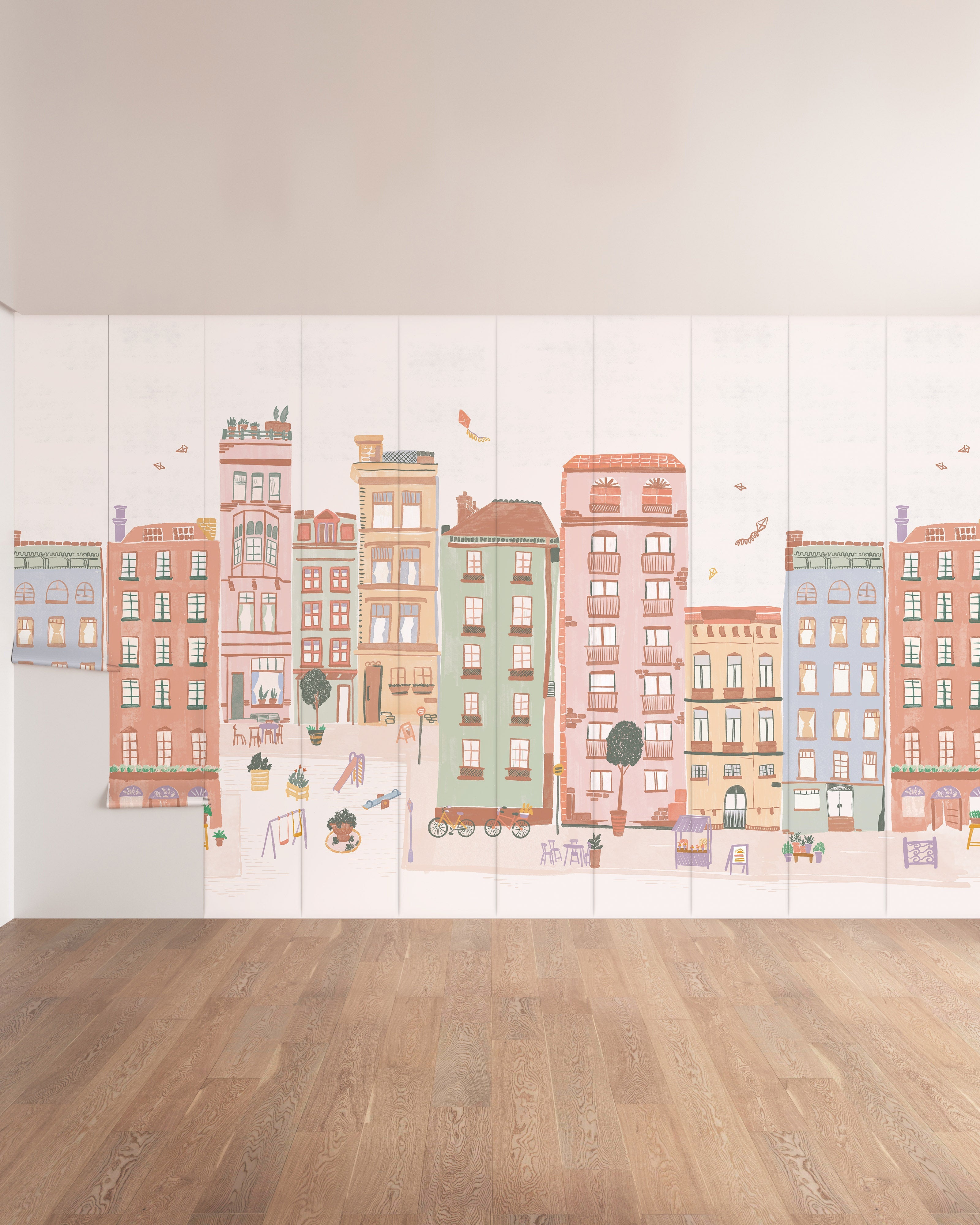 Block Party Wall Mural
