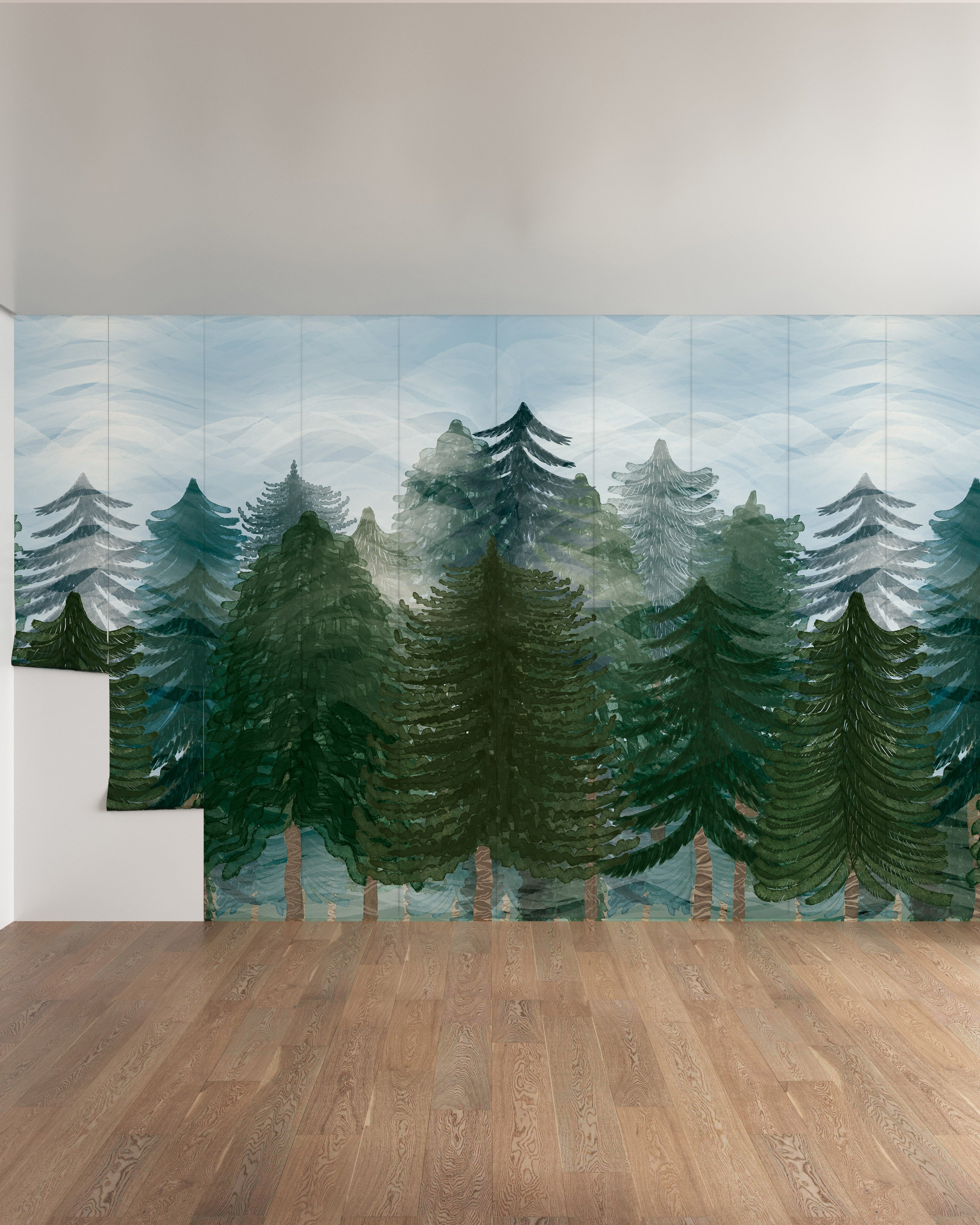 Evergreen Wall Mural