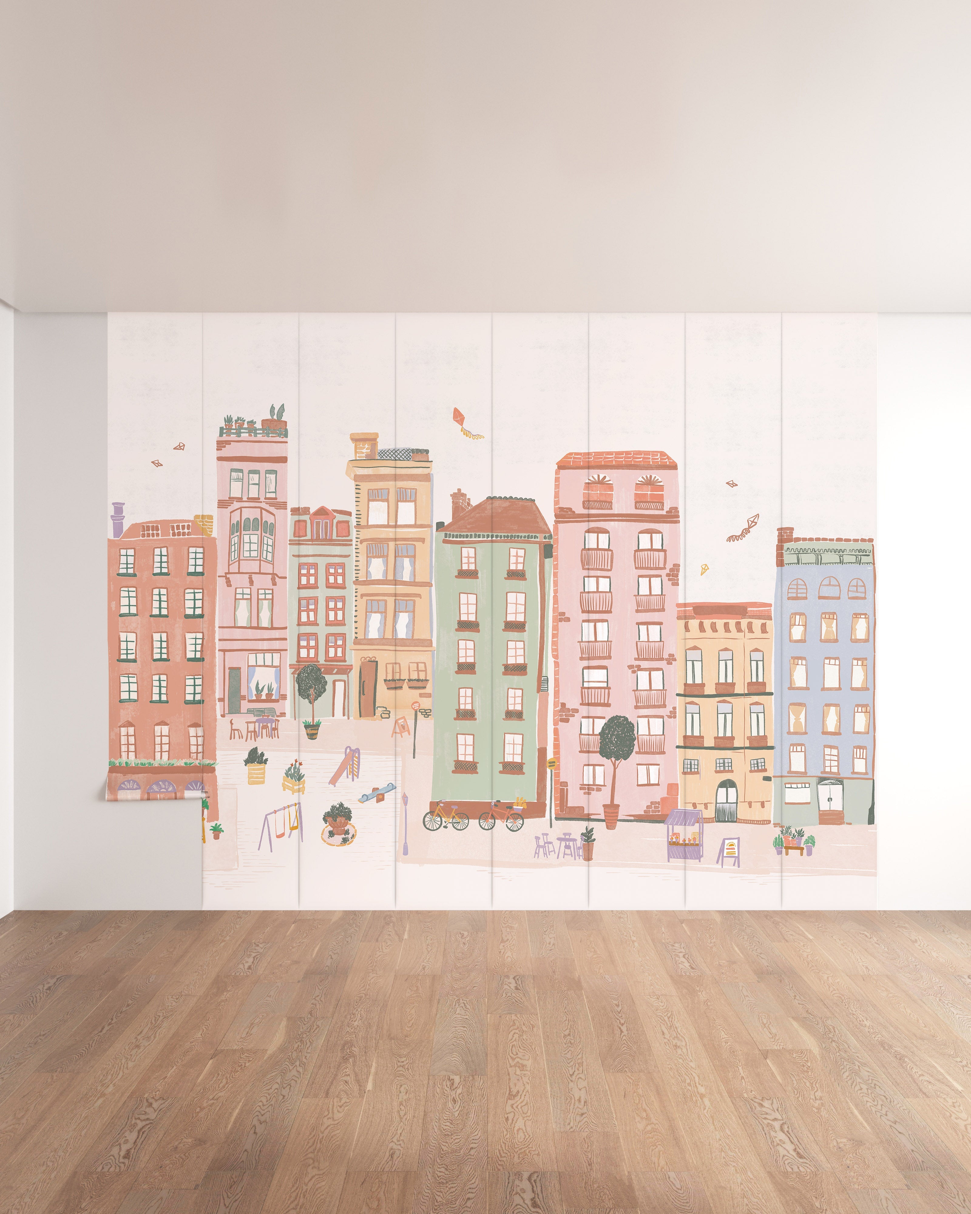 Block Party Wall Mural