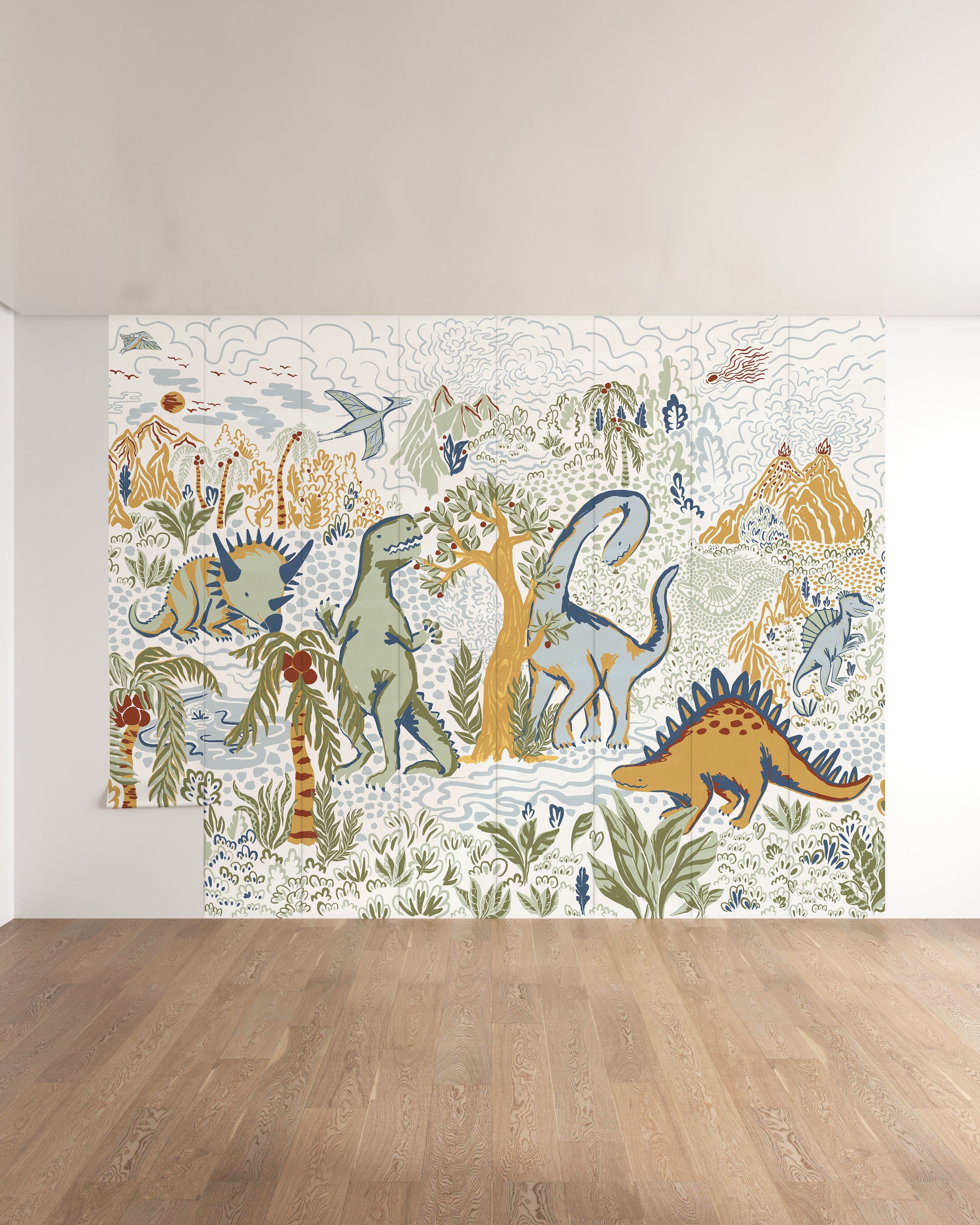 Dinosaur Island Wall Mural