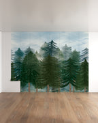 Evergreen Wall Mural