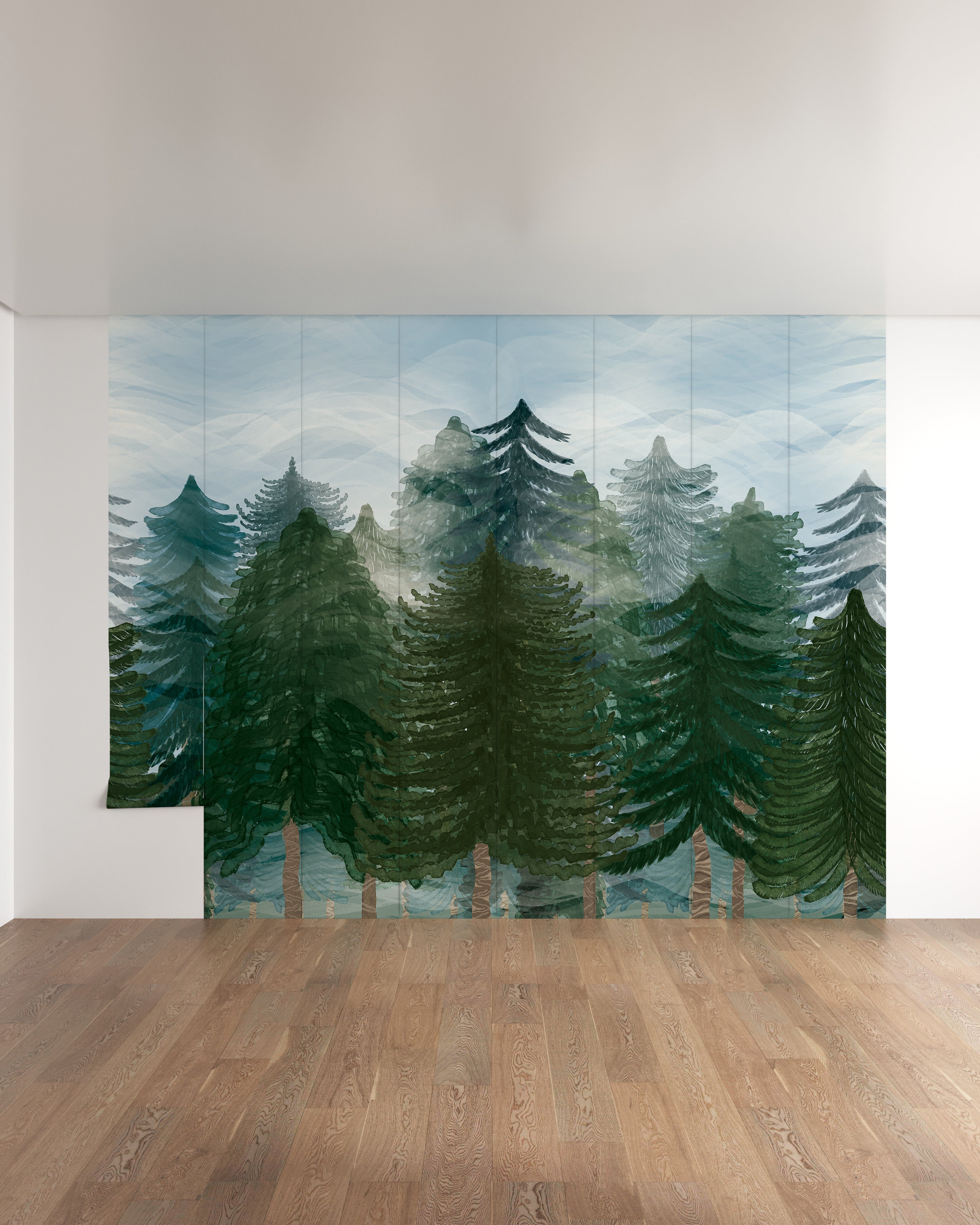 Evergreen Wall Mural