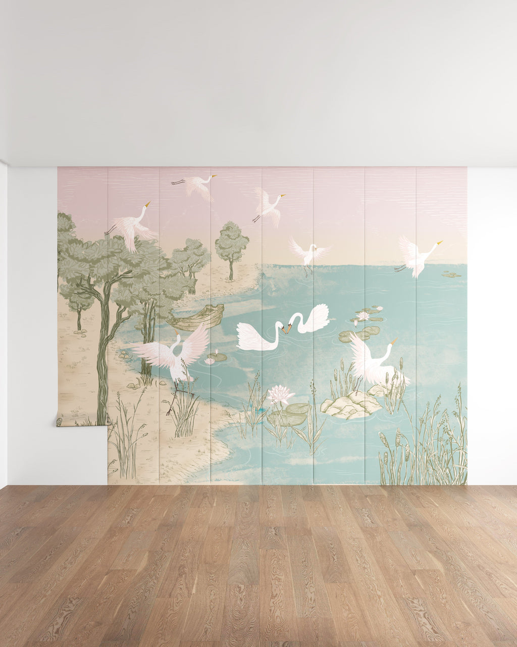 Swan Lake Wall Mural
