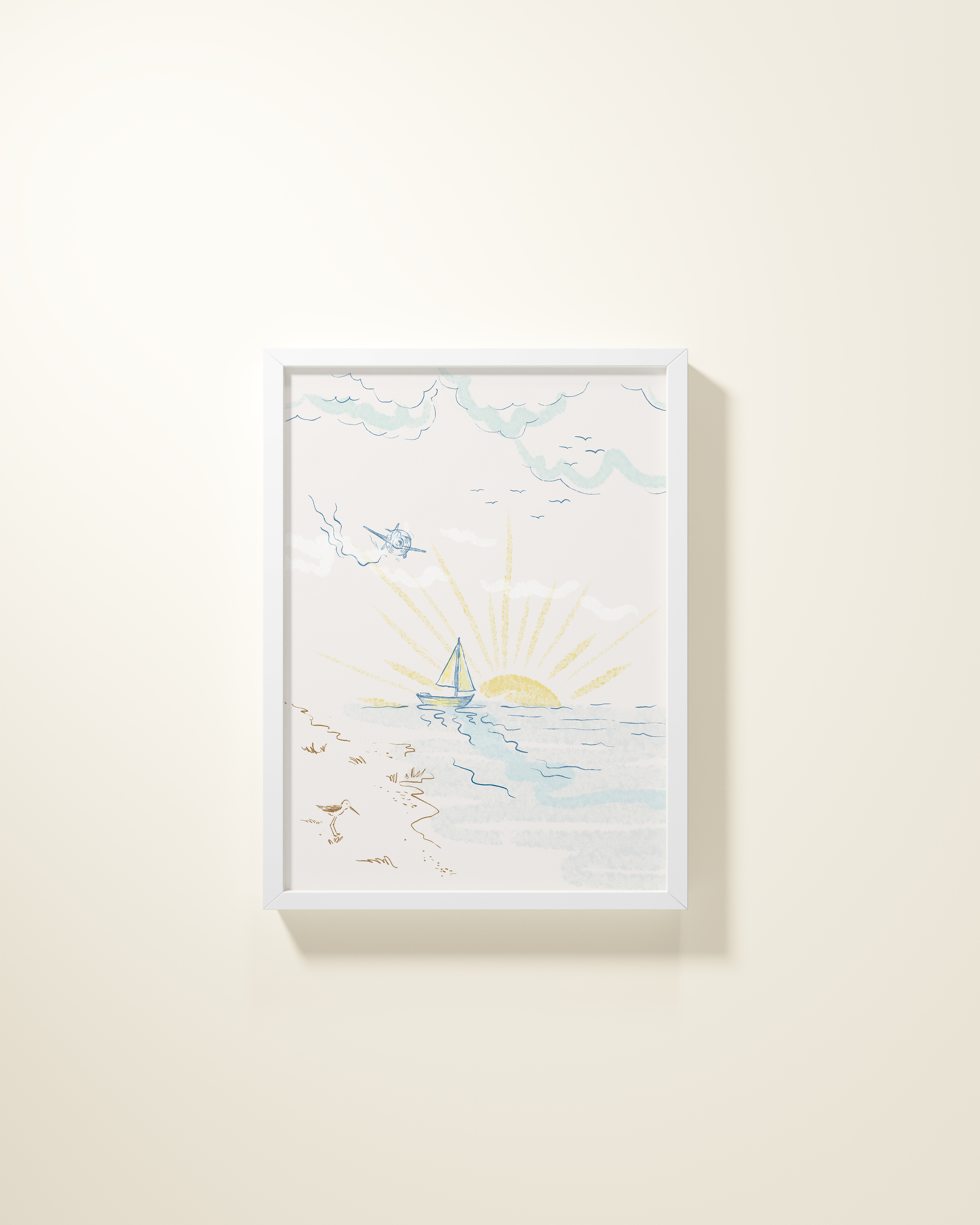 Shoreline Framed Wall Art