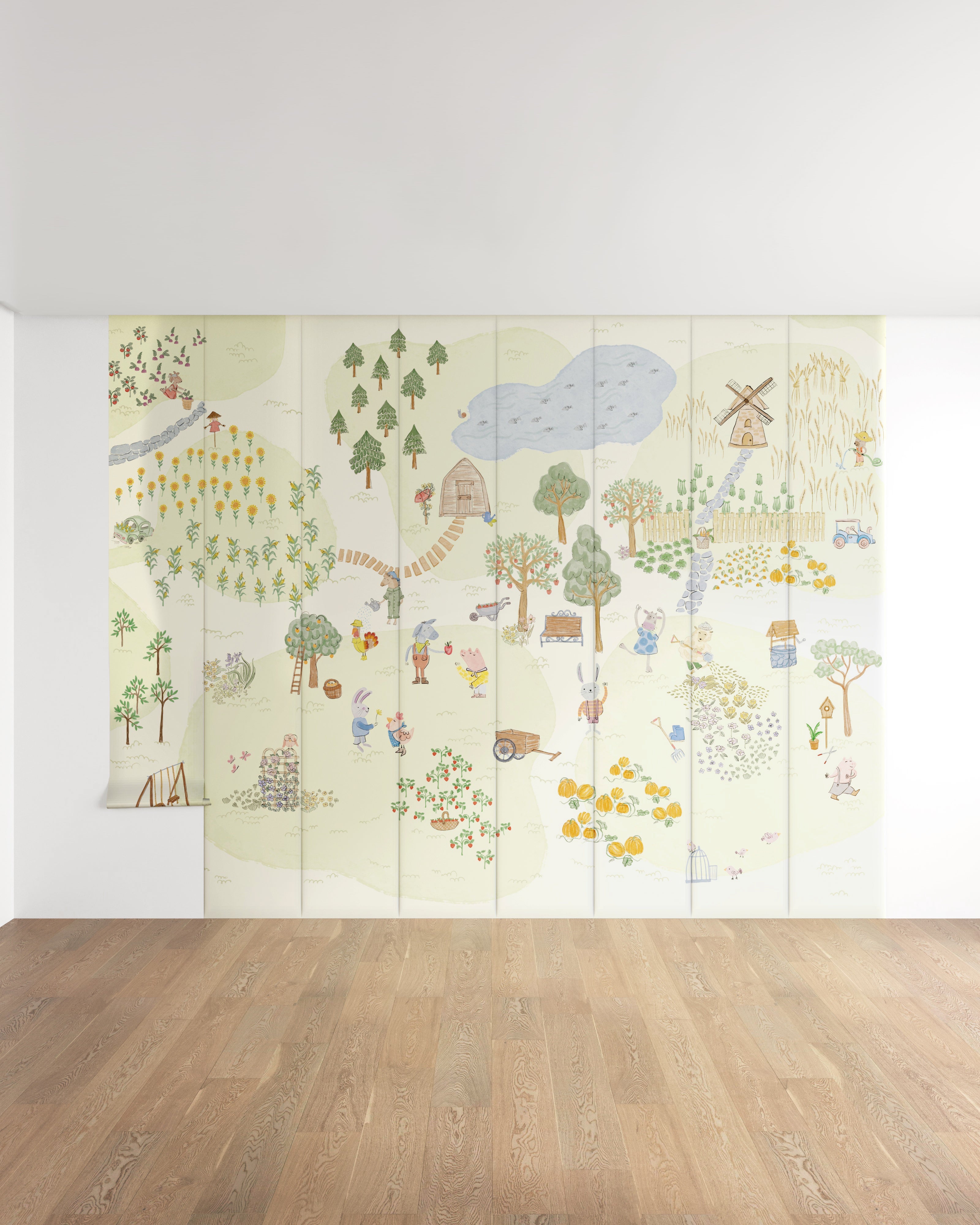 Friendly Farm Wall Mural