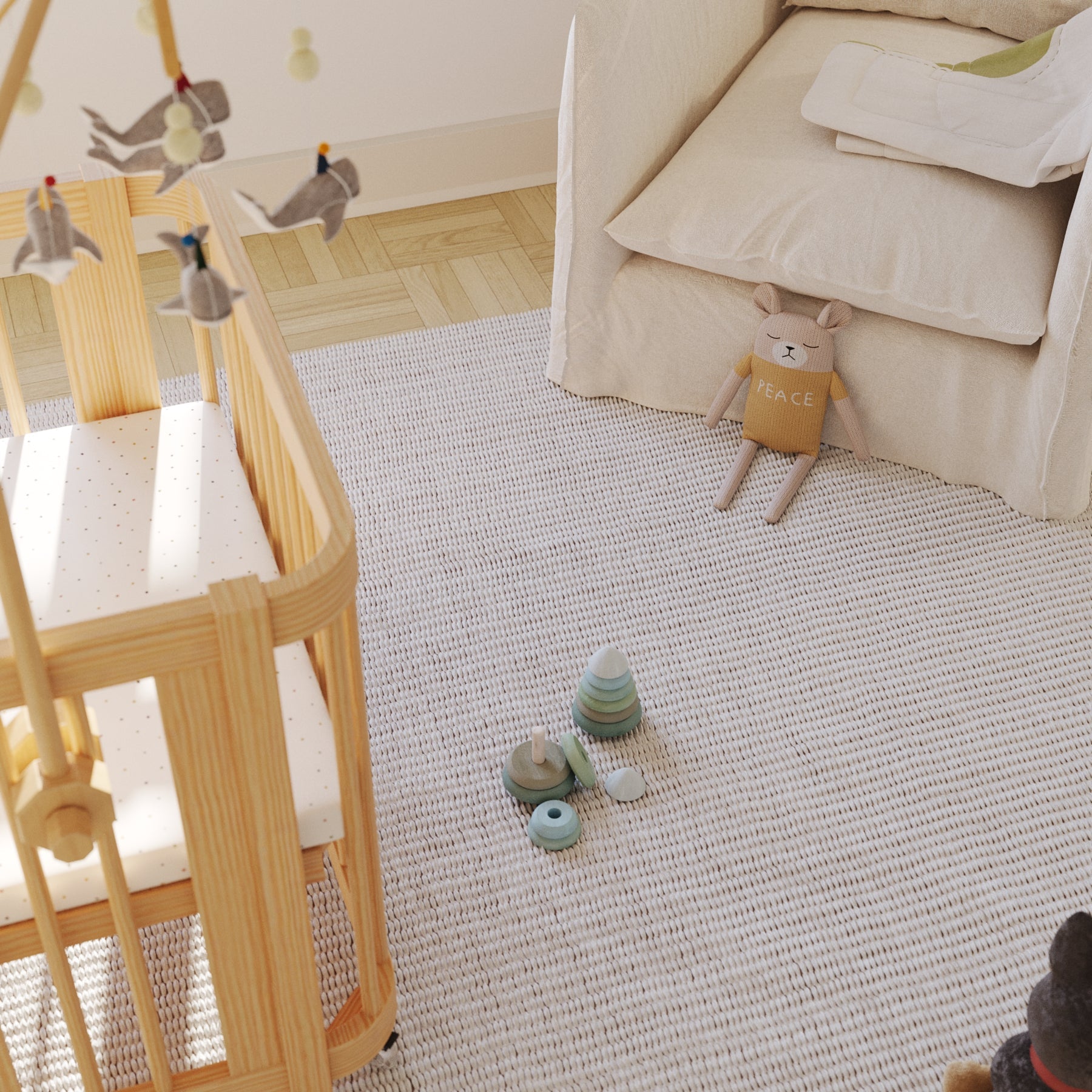 Fog Area Rug