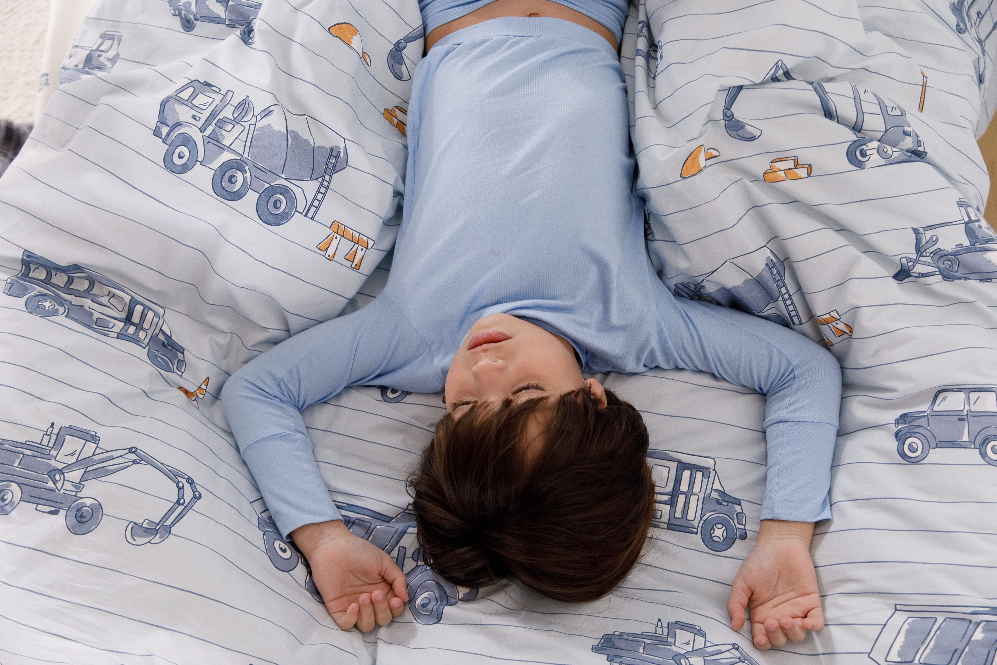 Road Work Twin Duvet Cover Set