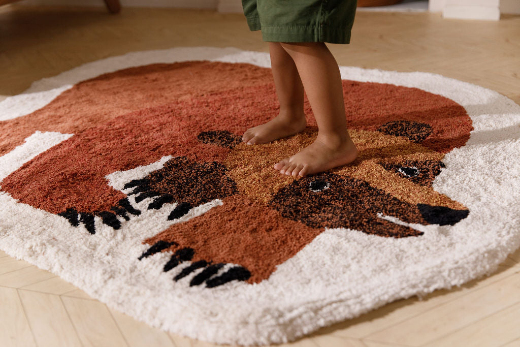 Brown Bear, Brown Bear Washable Rug | Eric Carle x Nestig