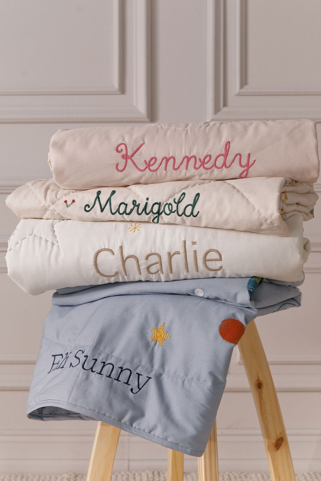 Alphabet Garden Baby Quilt