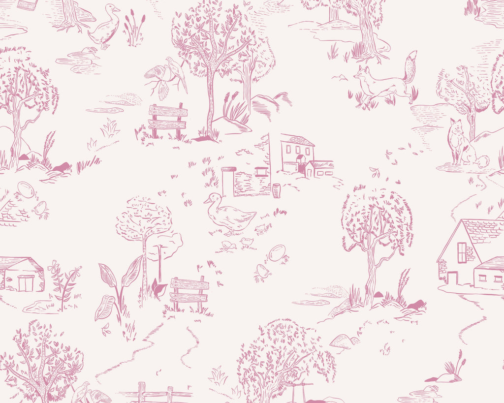 Busy Brook Wallpaper Sample