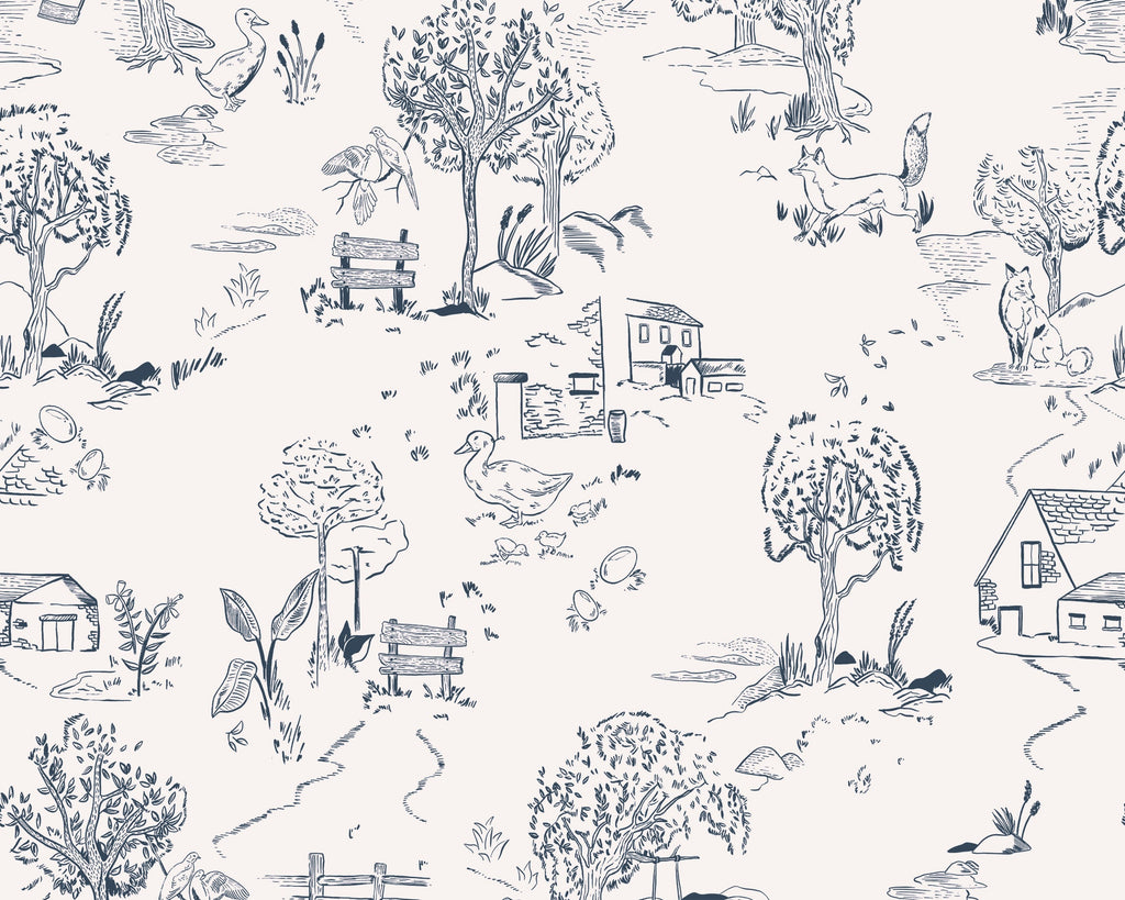Busy Brook Wallpaper Sample