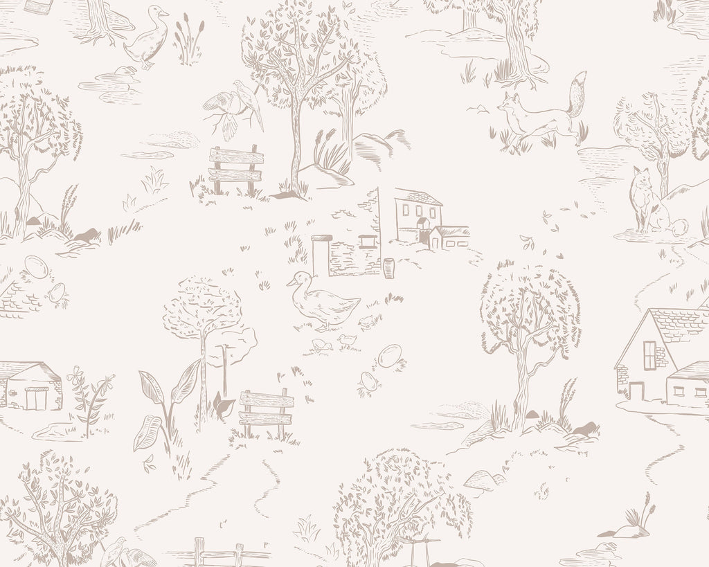 Busy Brook Wallpaper Sample
