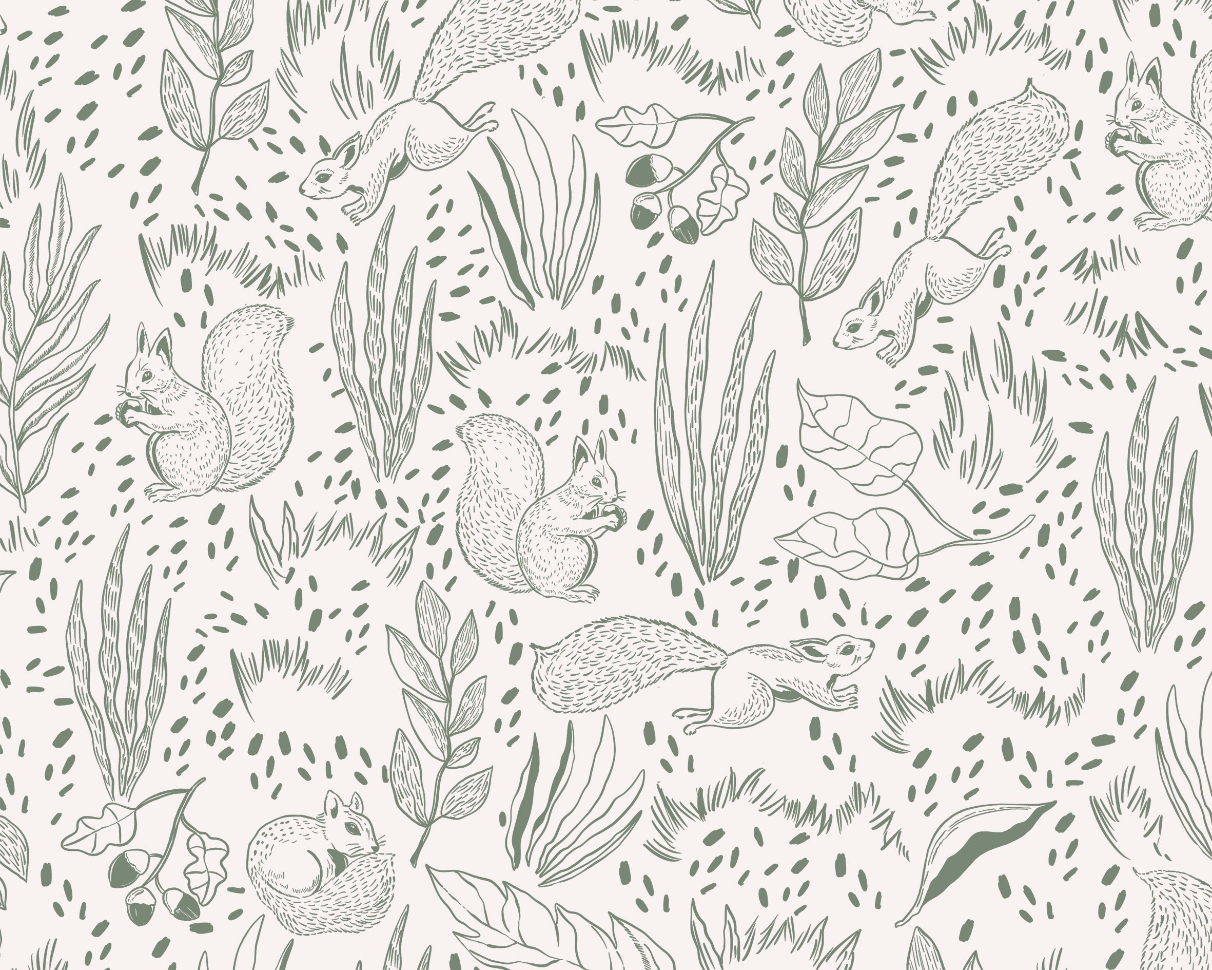 Acorn Wallpaper Sample