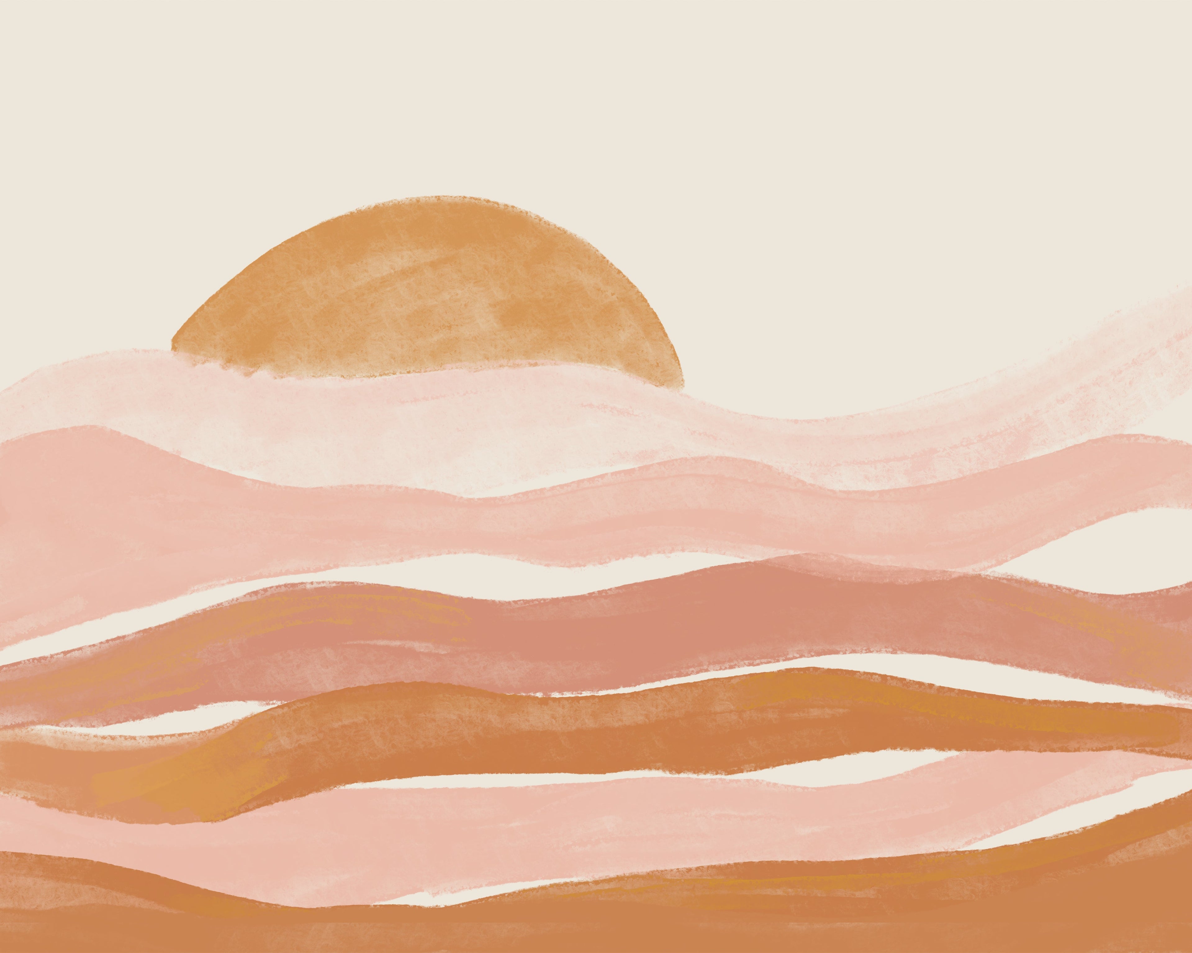 Golden Hour Wall Mural