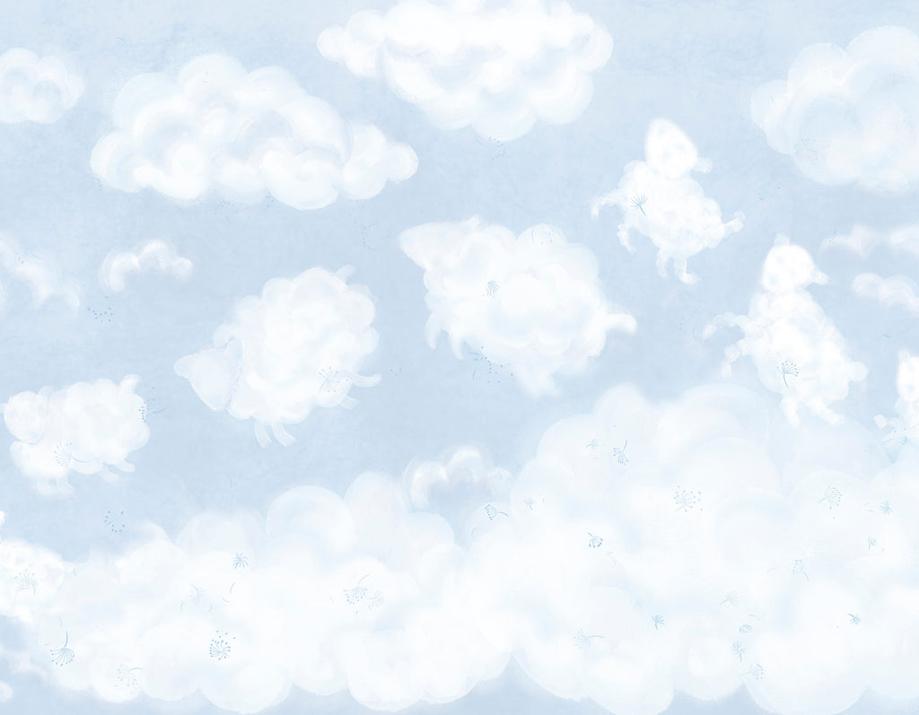 Counting Sheep Wall Mural