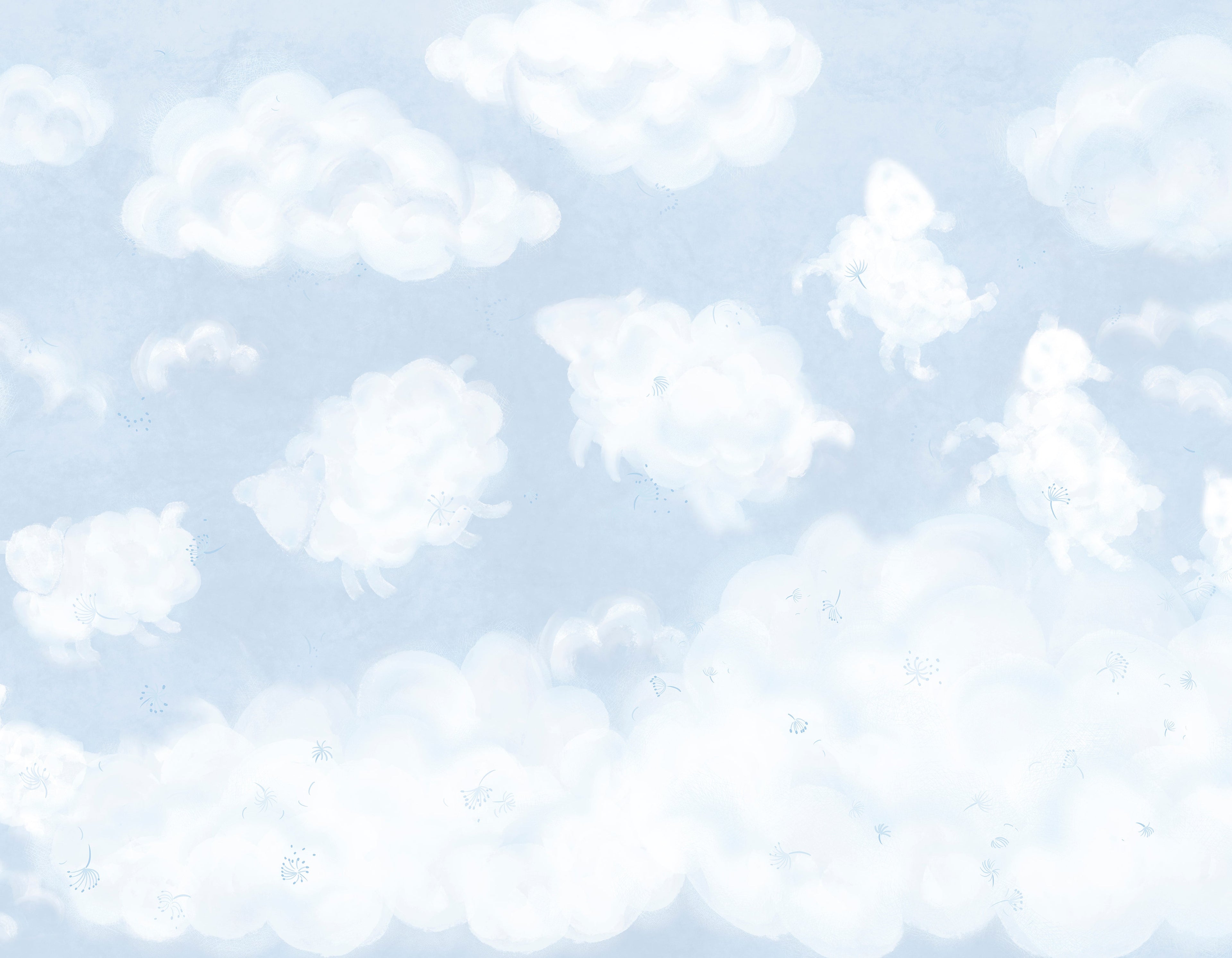 Counting Sheep Wall Mural