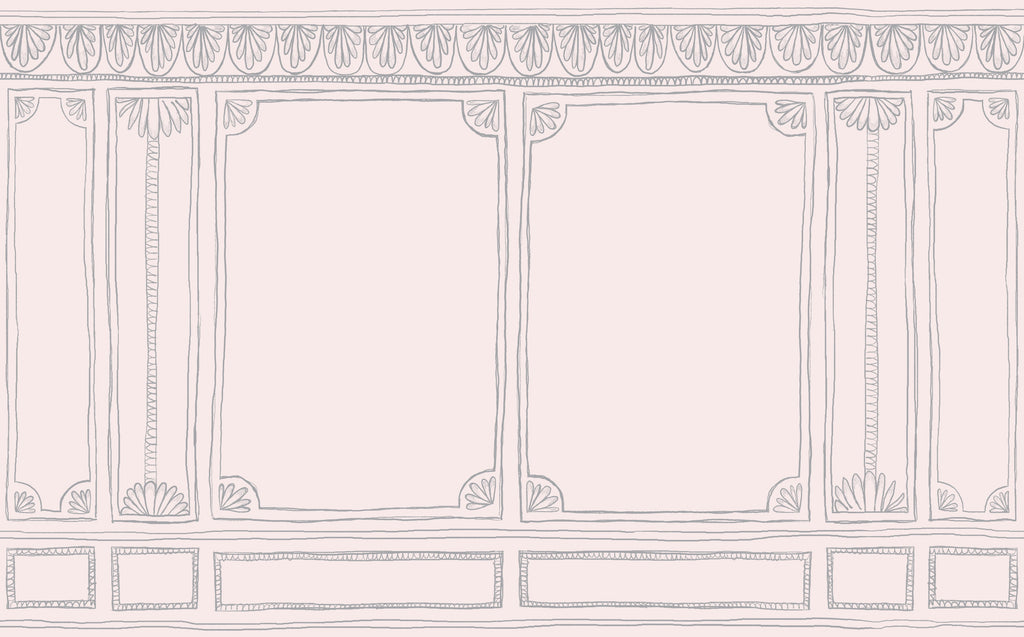 Rococo Wall Mural Sample