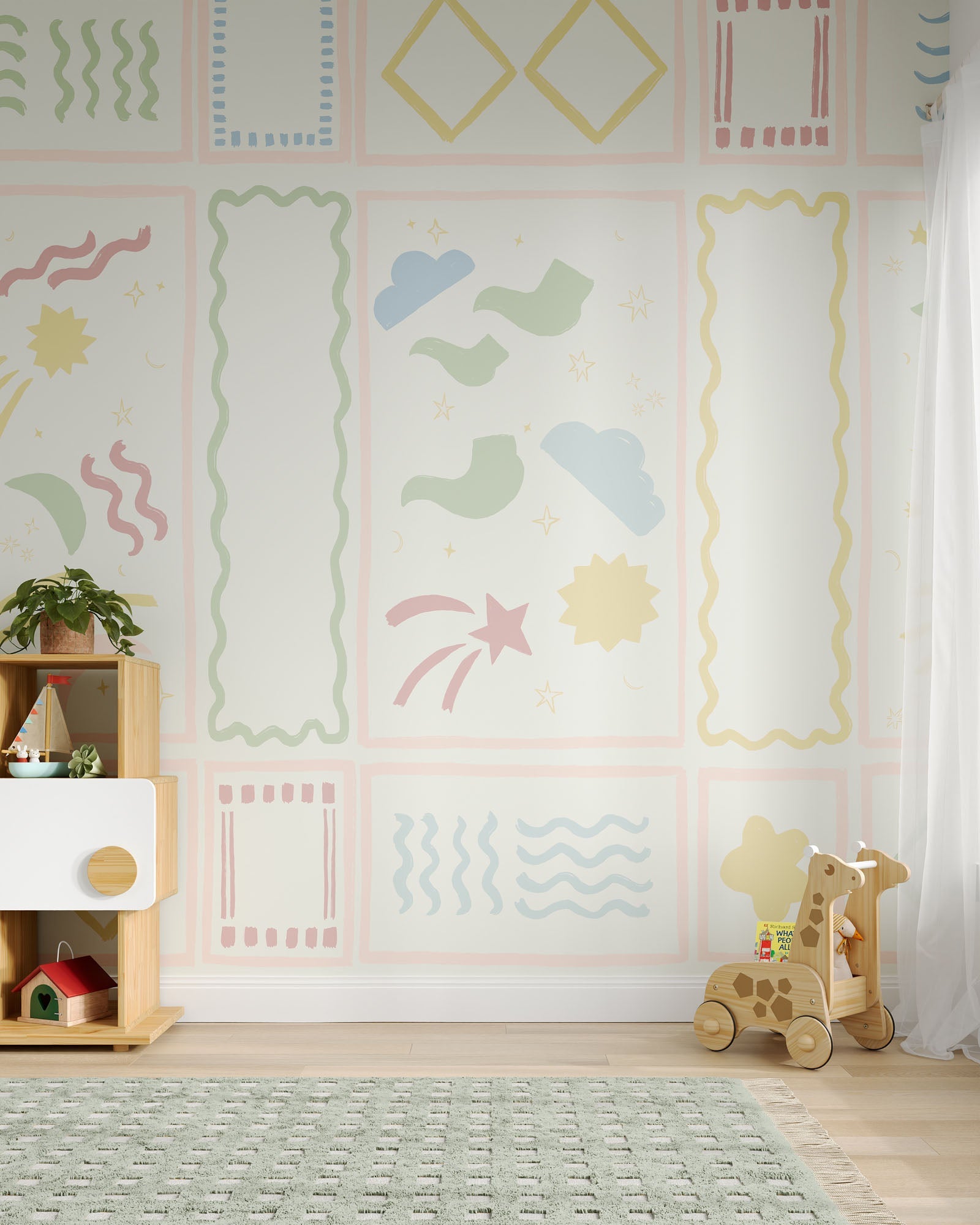 Artist's Apartment Wall Mural