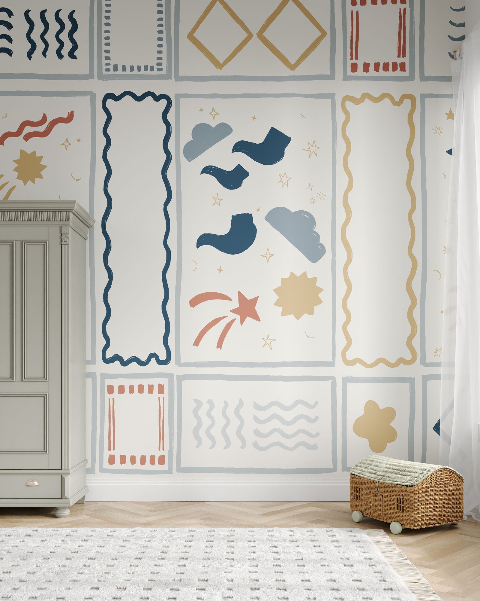 Artist's Apartment Wall Mural