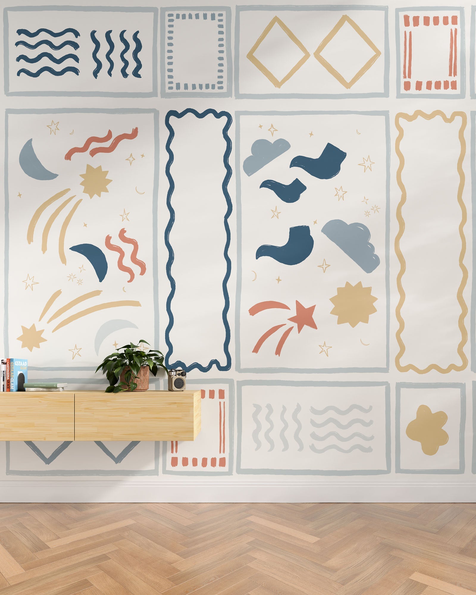 Artist's Apartment Wall Mural