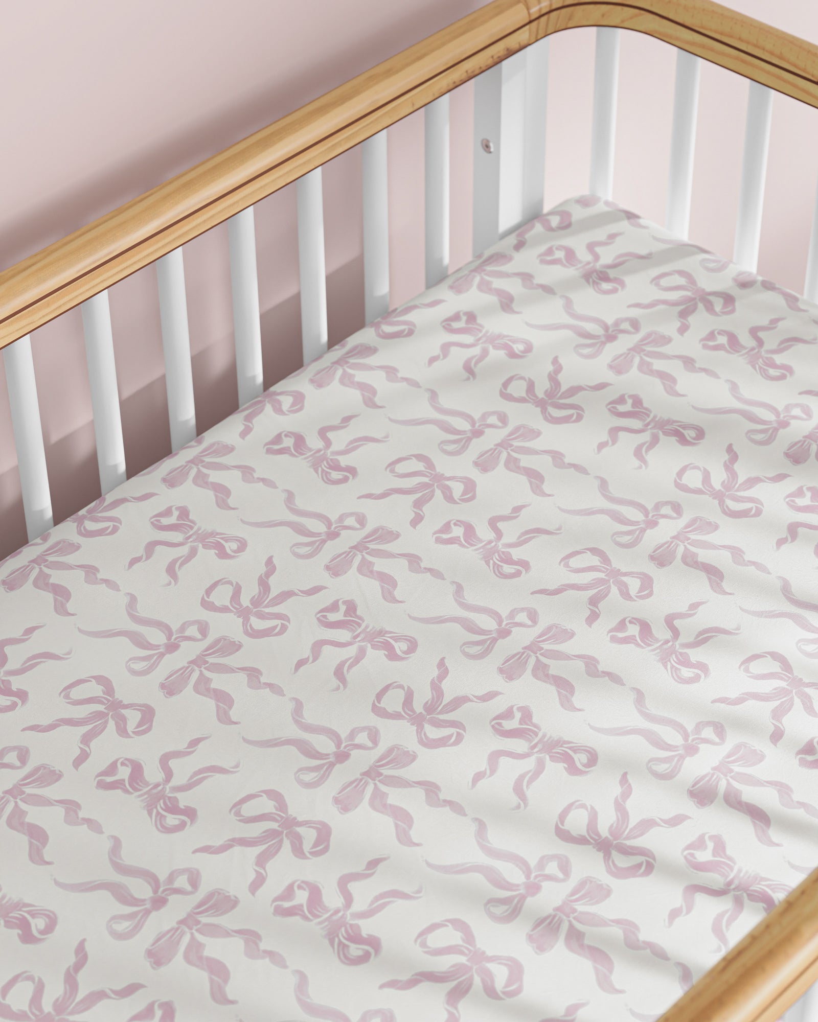 Ballet Slippers Crib Sheet Set
