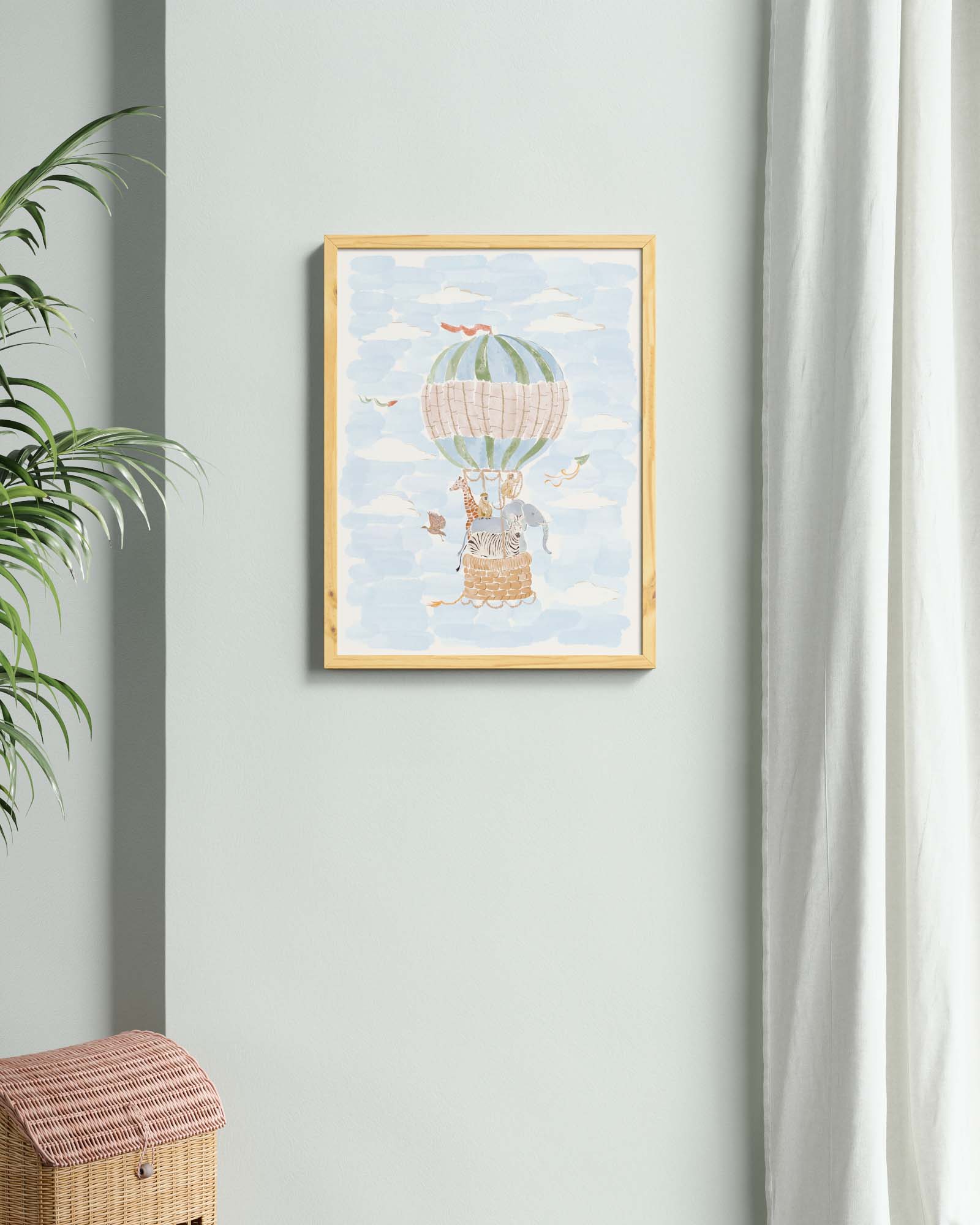 Balloon Race Framed Wall Art