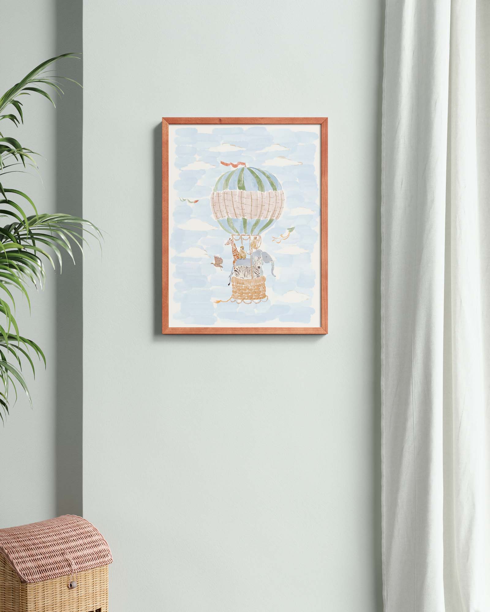 Balloon Race Framed Wall Art