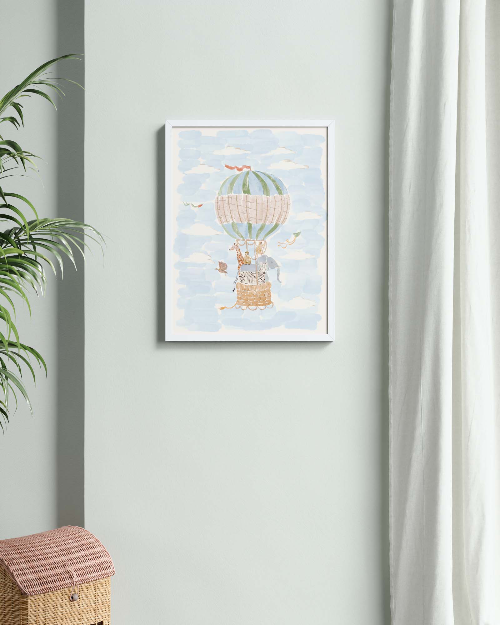 Balloon Race Framed Wall Art