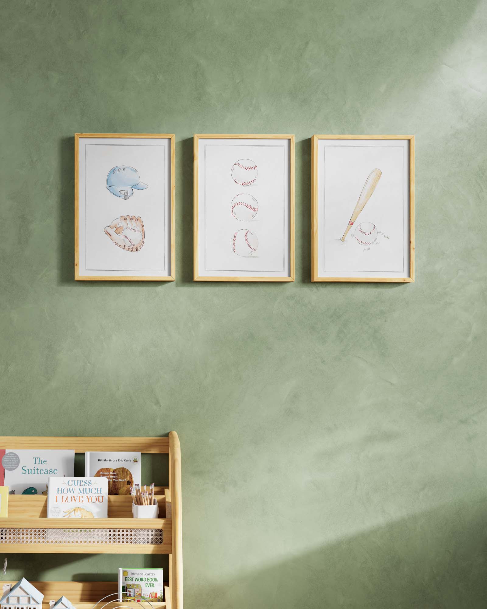 Bases Loaded Framed Wall Art Set