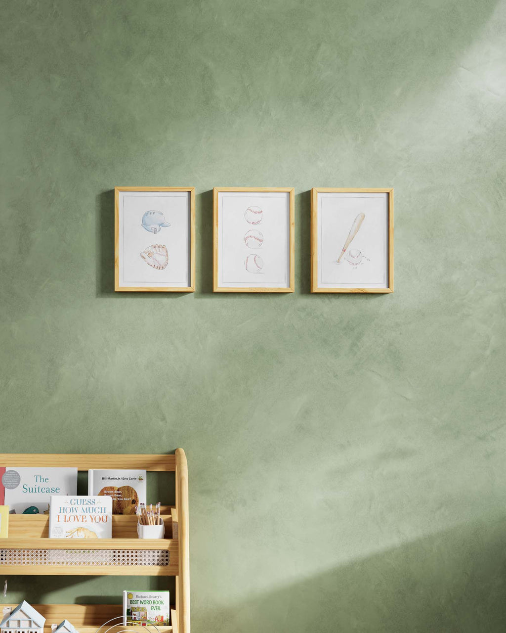 Bases Loaded Framed Wall Art Set