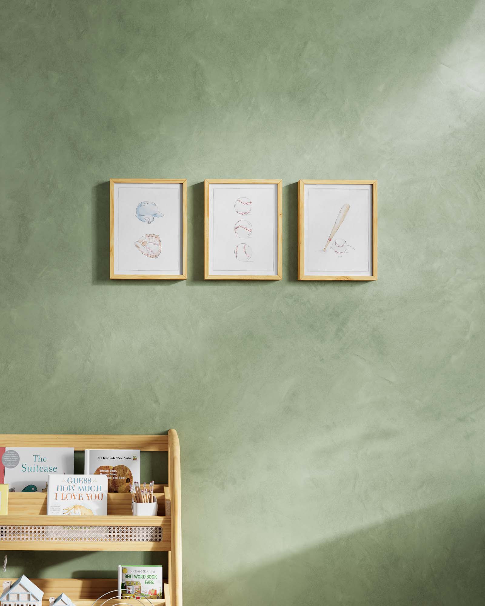 Bases Loaded Framed Wall Art Set