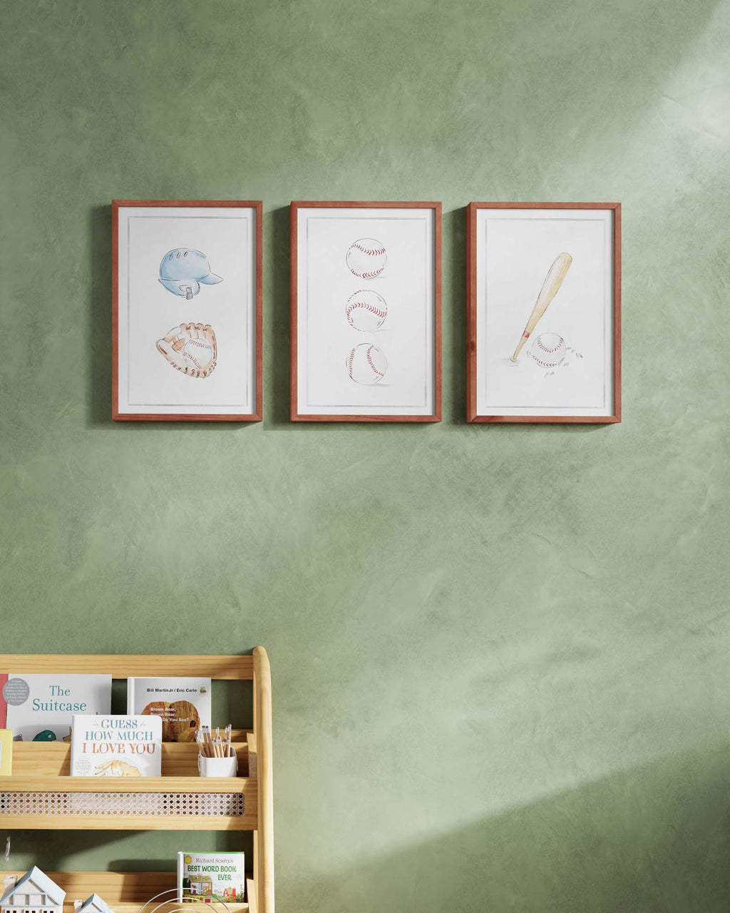 Bases Loaded Framed Wall Art Set