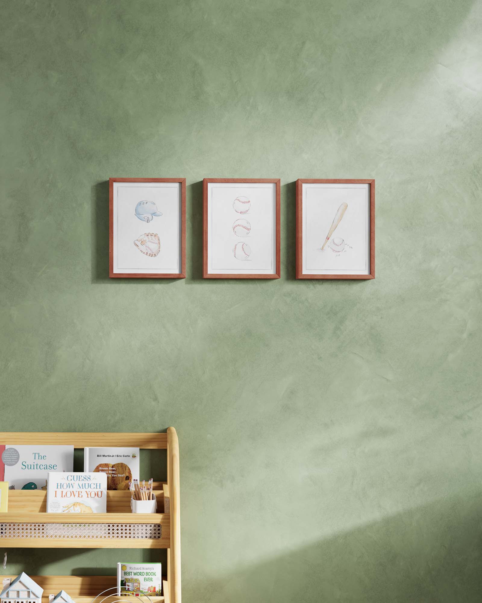 Bases Loaded Framed Wall Art Set